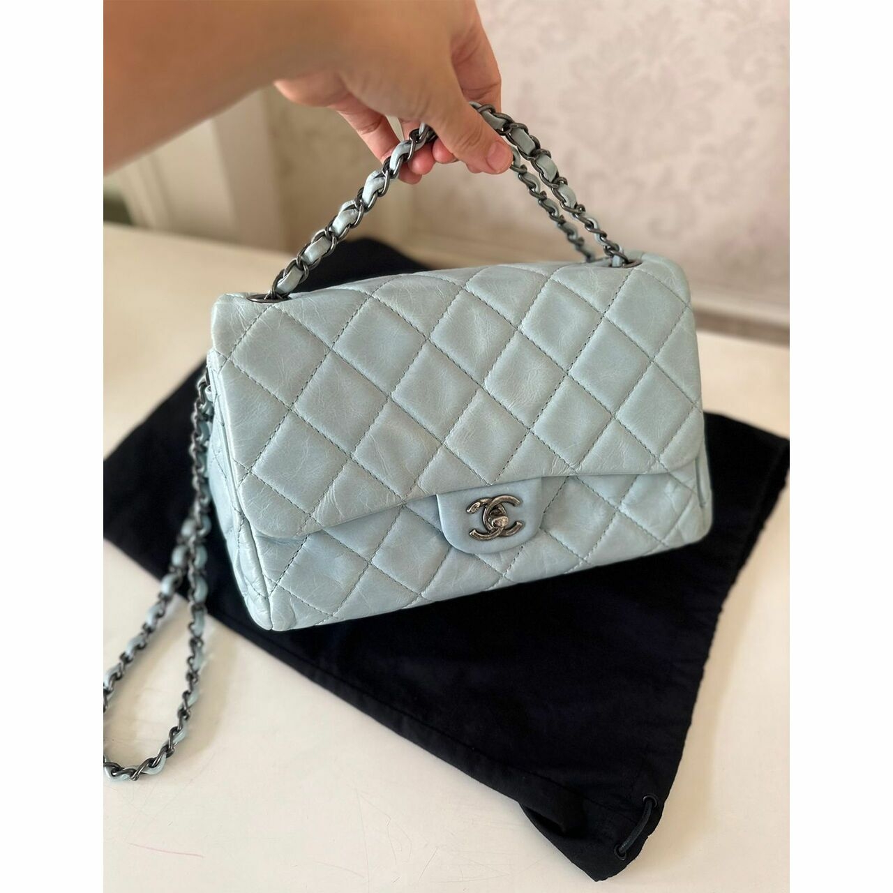 Chanel Baby Blue RHW #20 Shoulder Bag