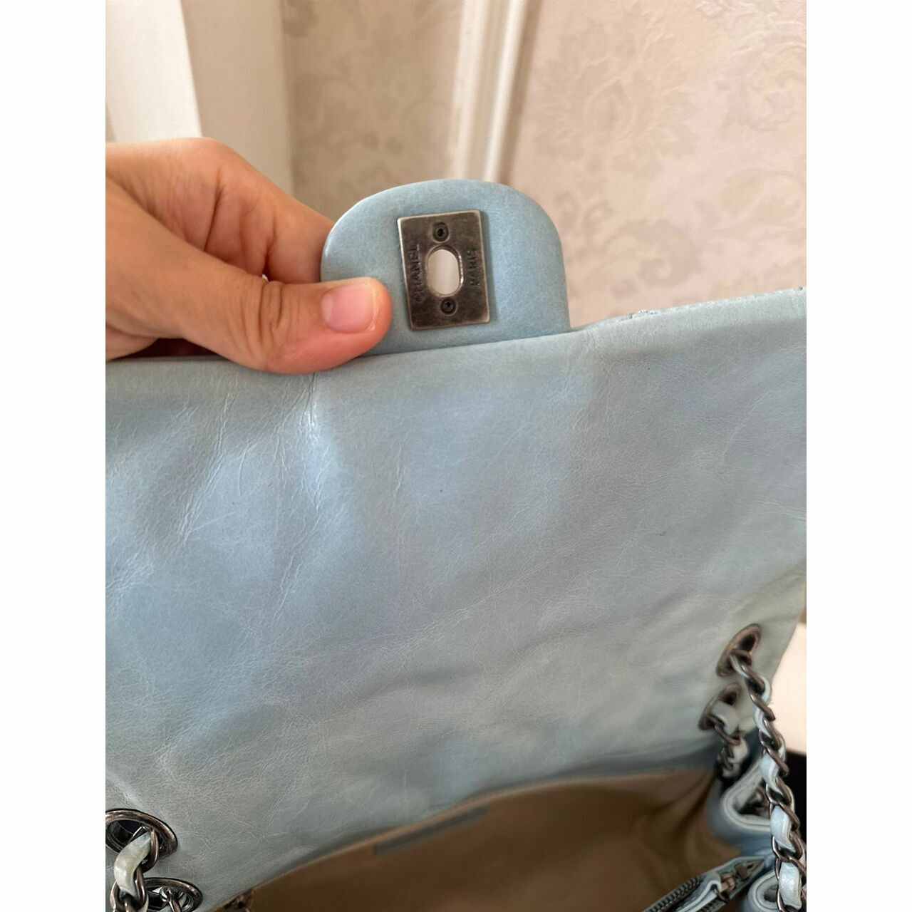 Chanel Baby Blue RHW #20 Shoulder Bag