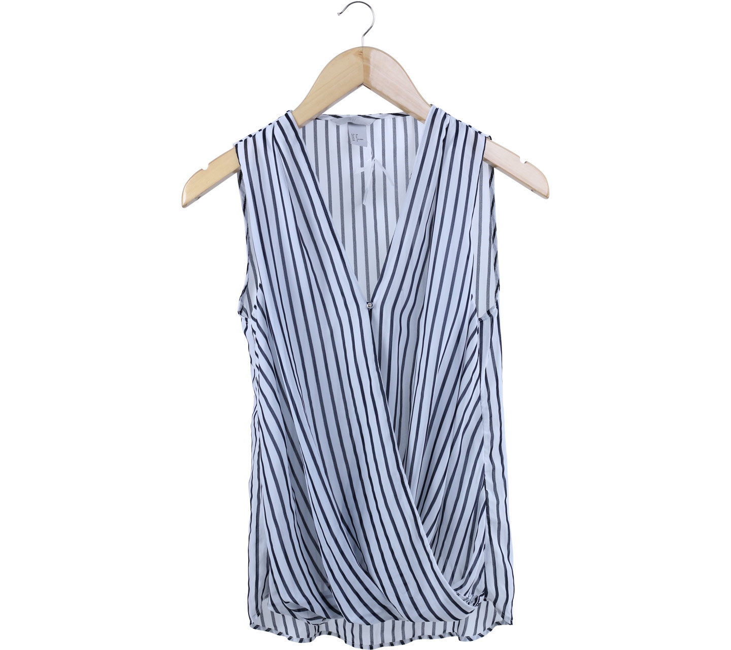 H&M White And Black Scenery Stripe Sleeveless