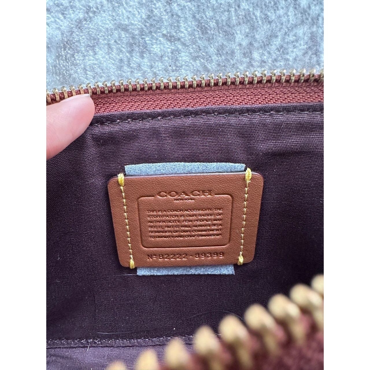 Coach Kira Camera Bag Colorblock Signature Canvas Tan Rust