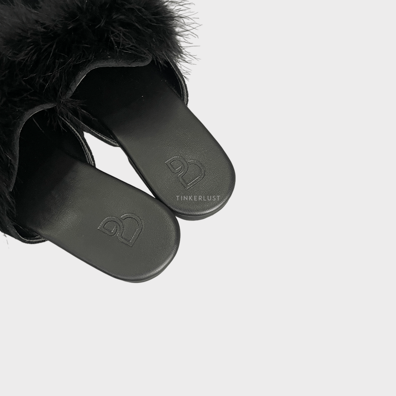 Private Collection Black Mules Sandals