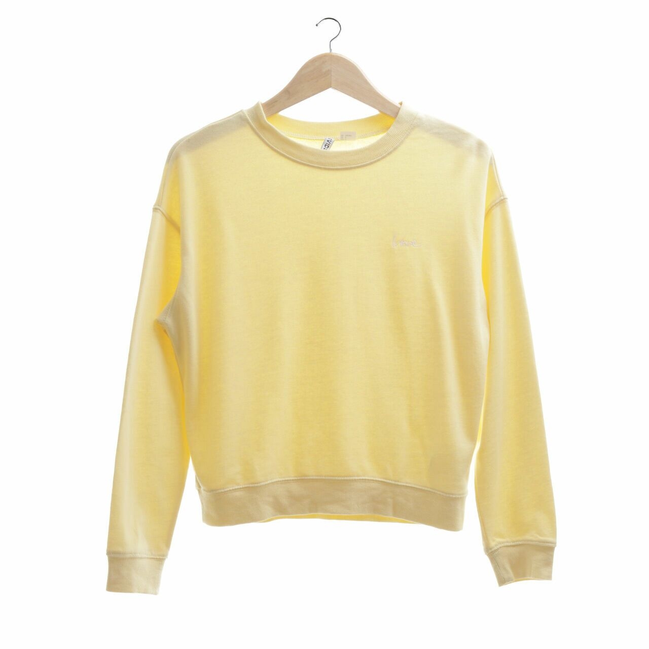 H&M Pastel Yellow Sweatshirt