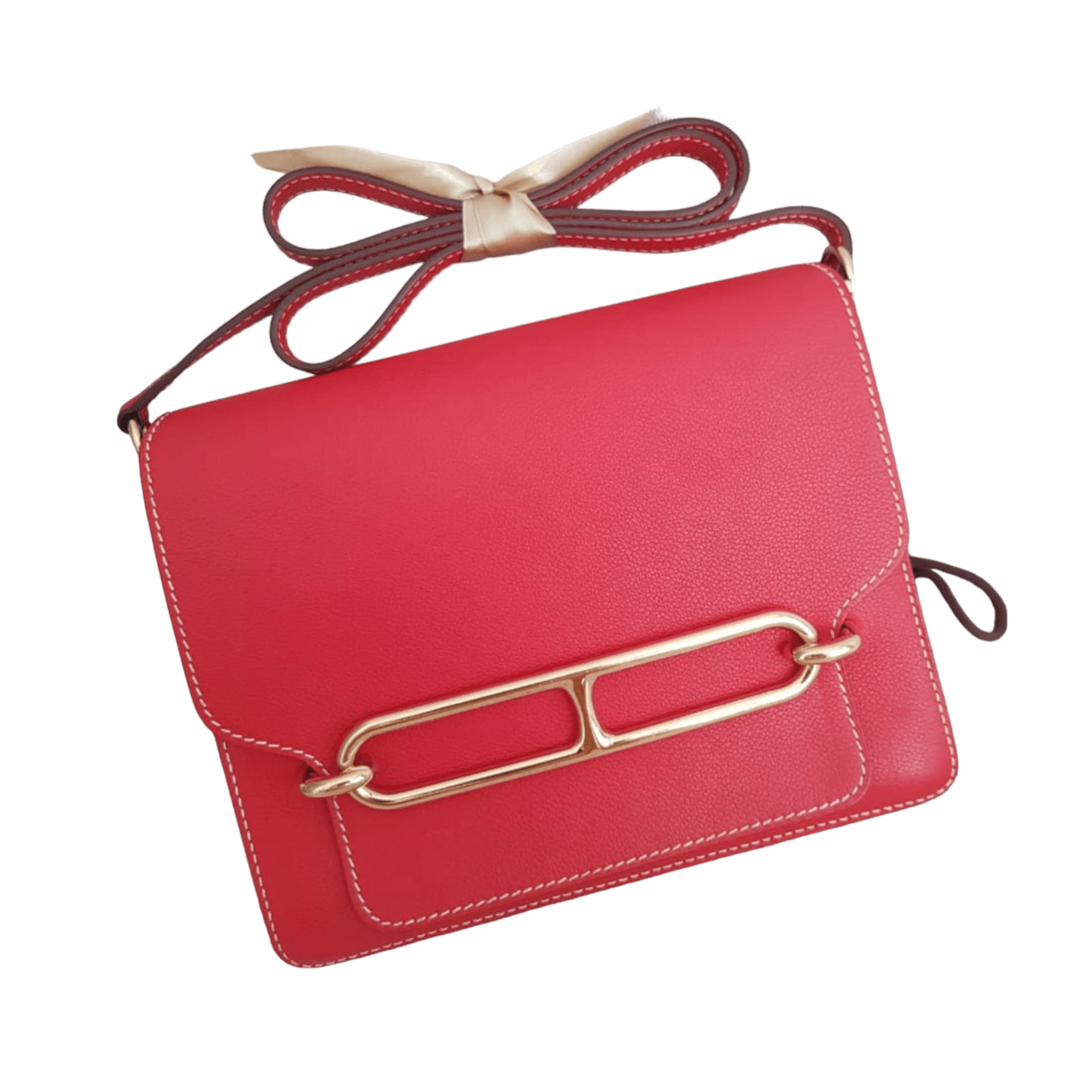 Hermes Red Roulis 23 GHW #X