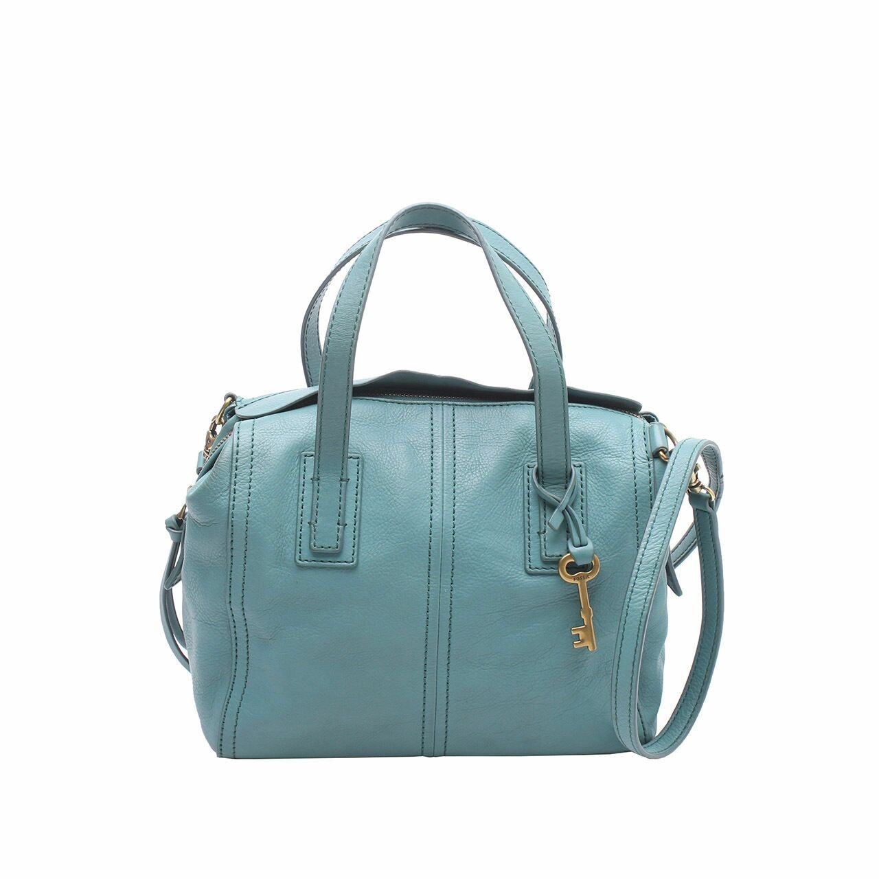 Fossil  Emma Medium Green Tosca Satchel