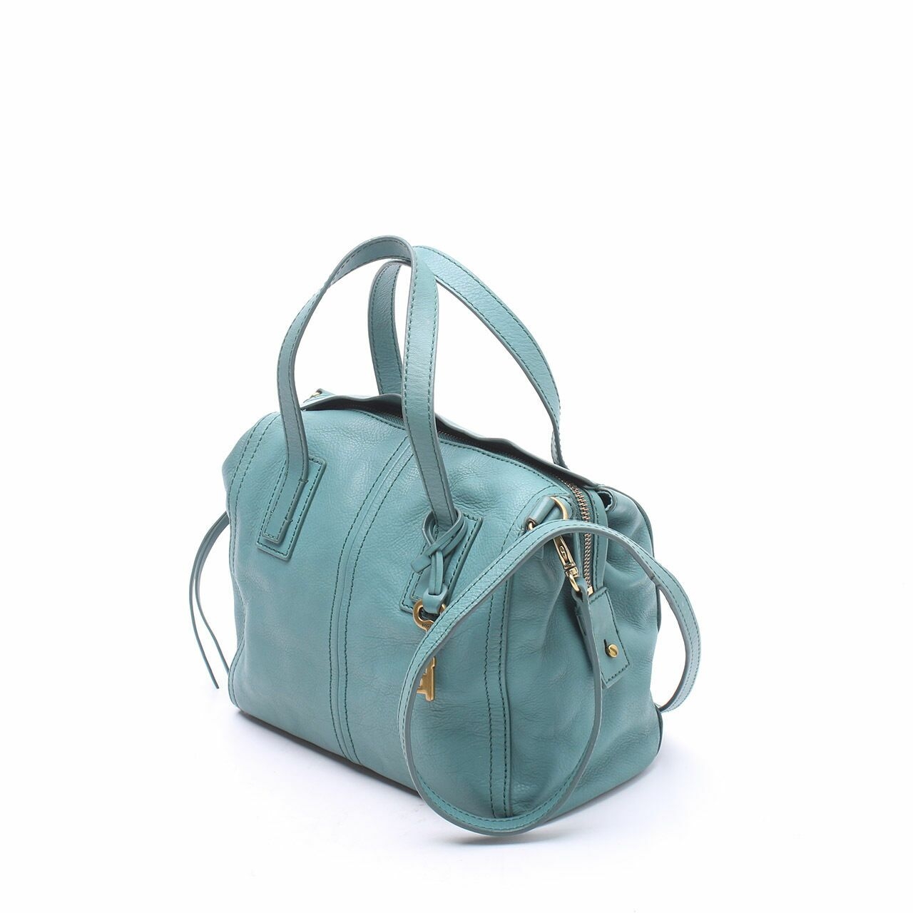 Fossil  Emma Medium Green Tosca Satchel