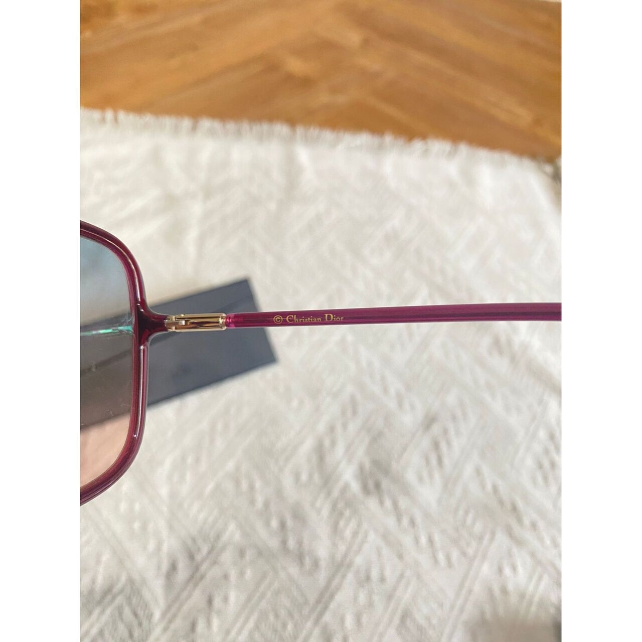 Christian Dior Burgundy Sunglasses