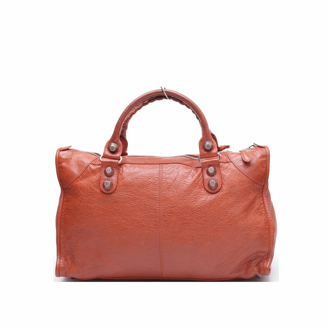 Balenciaga Terracotta Lambskin Leather Giant 21 Work Handbag