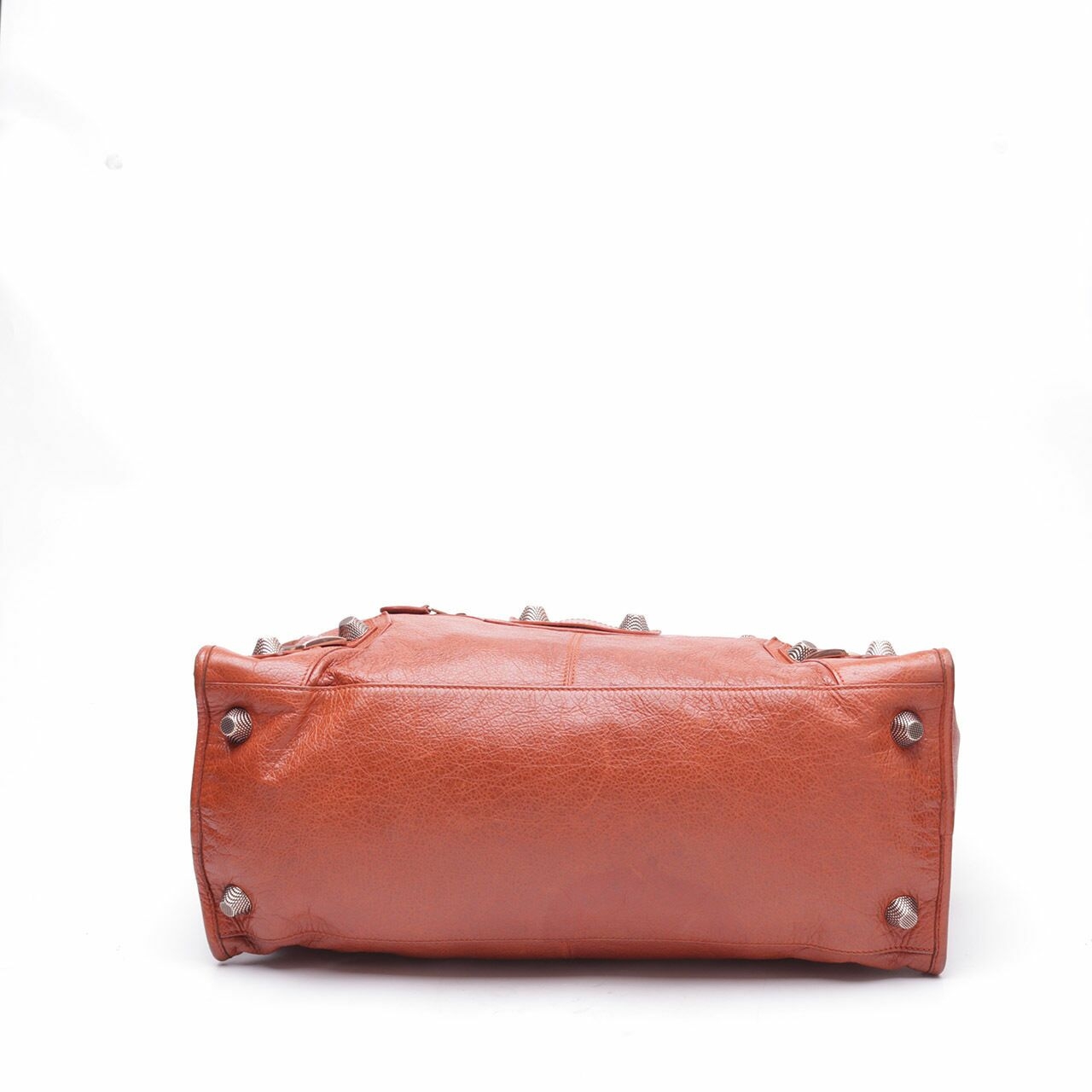 Balenciaga Terracotta Lambskin Leather Giant 21 Work Handbag