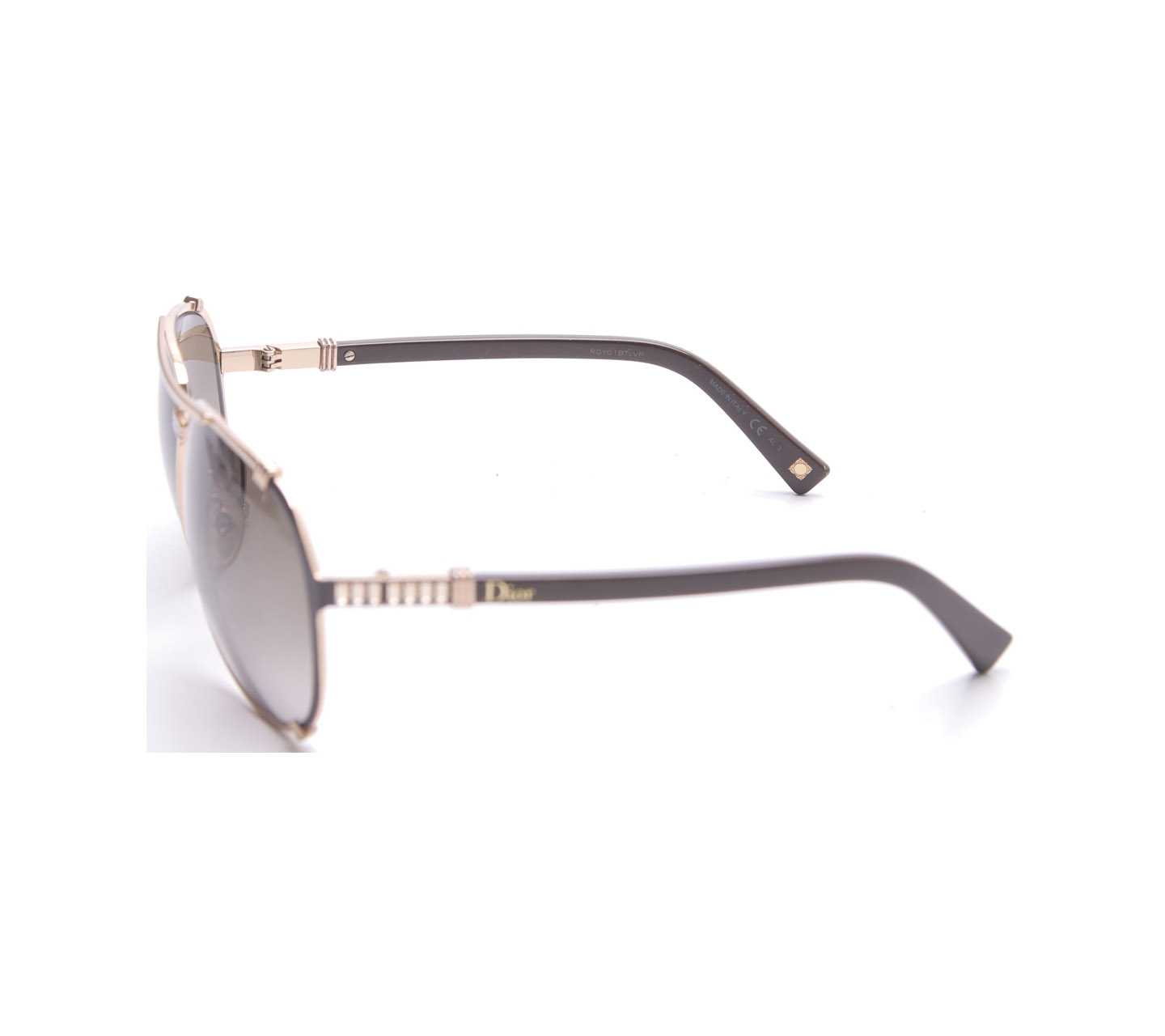 Christian Dior Brown & Gold Sunglasses