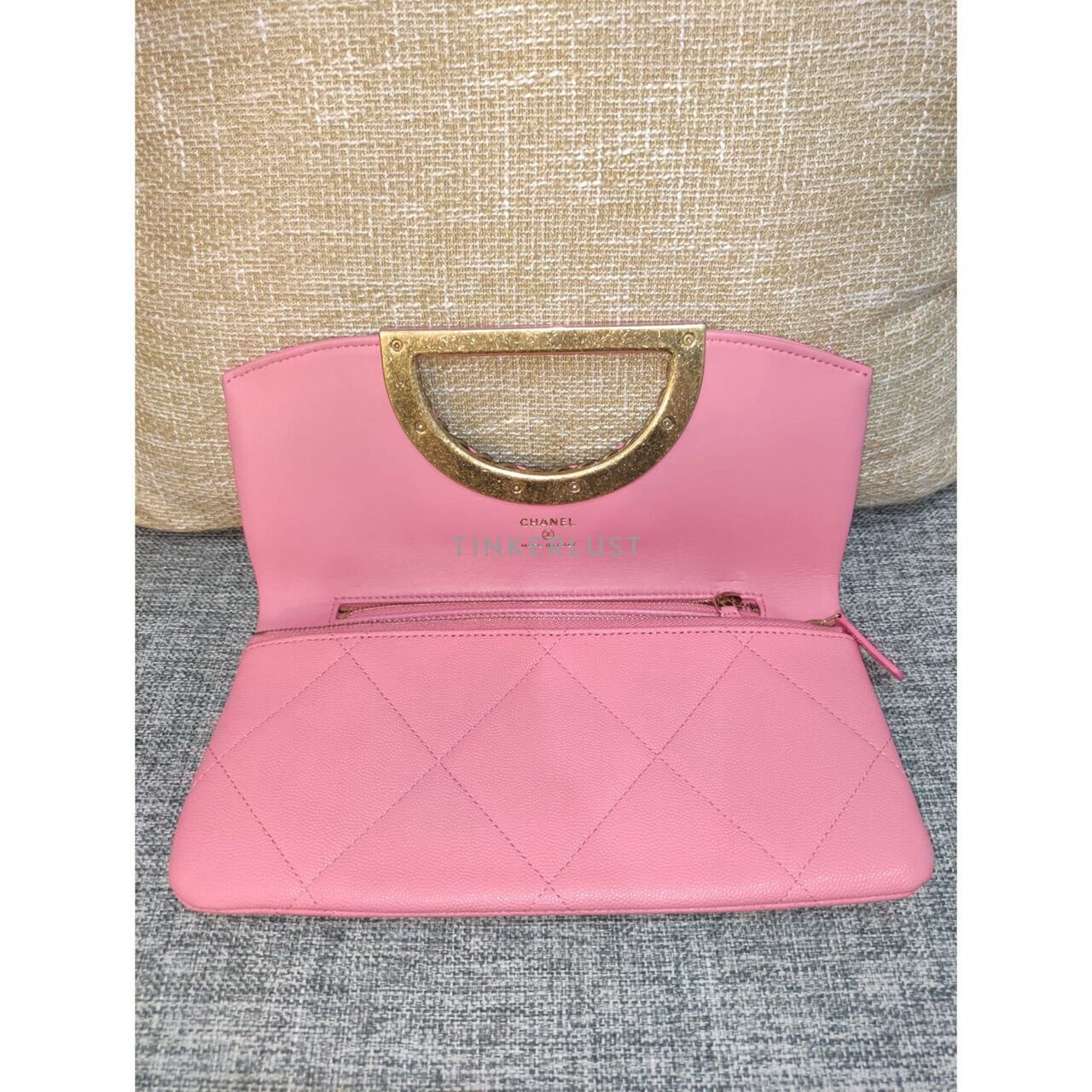 Chanel Pink Caviar GHW #29 Clutch	