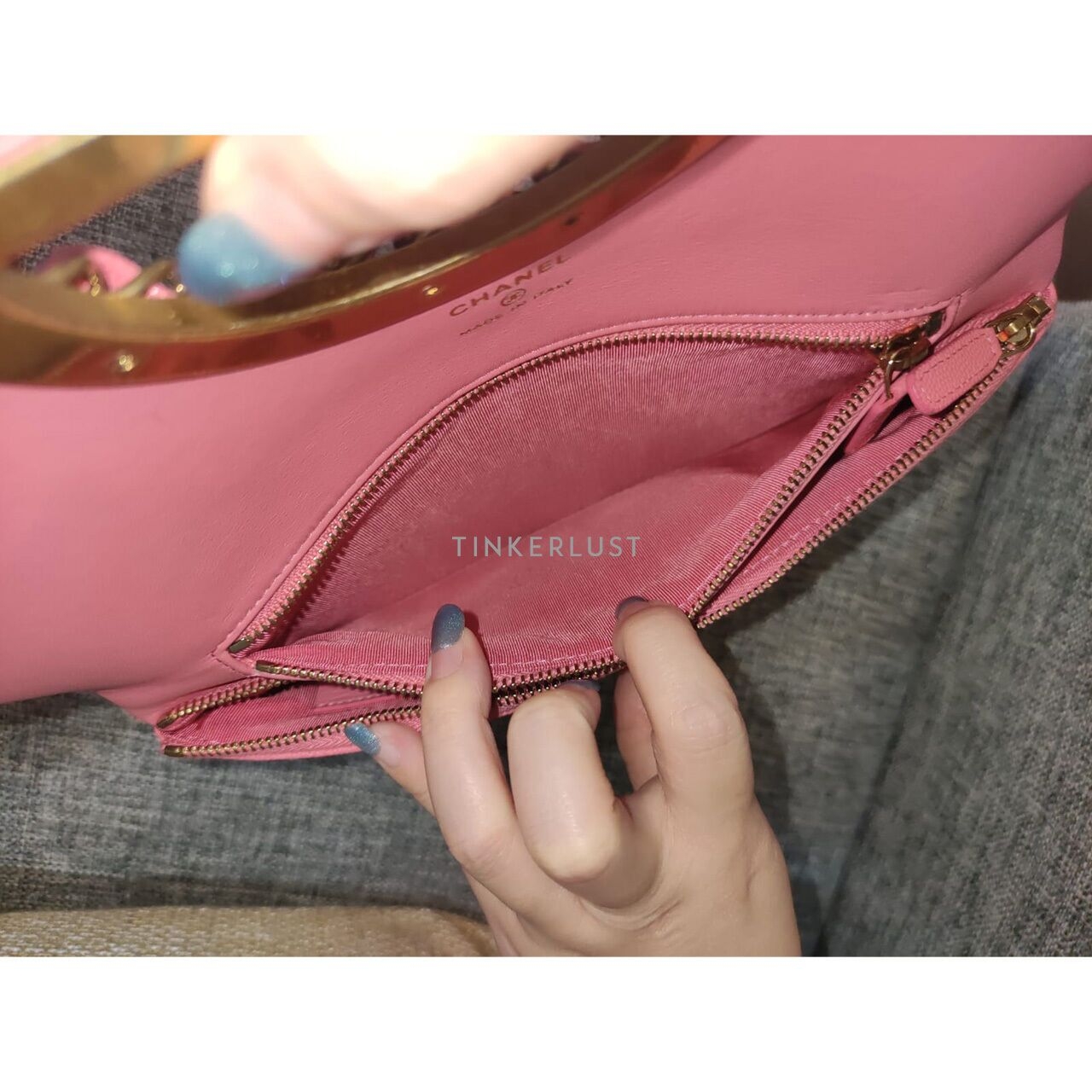 Chanel Pink Caviar GHW #29 Clutch	