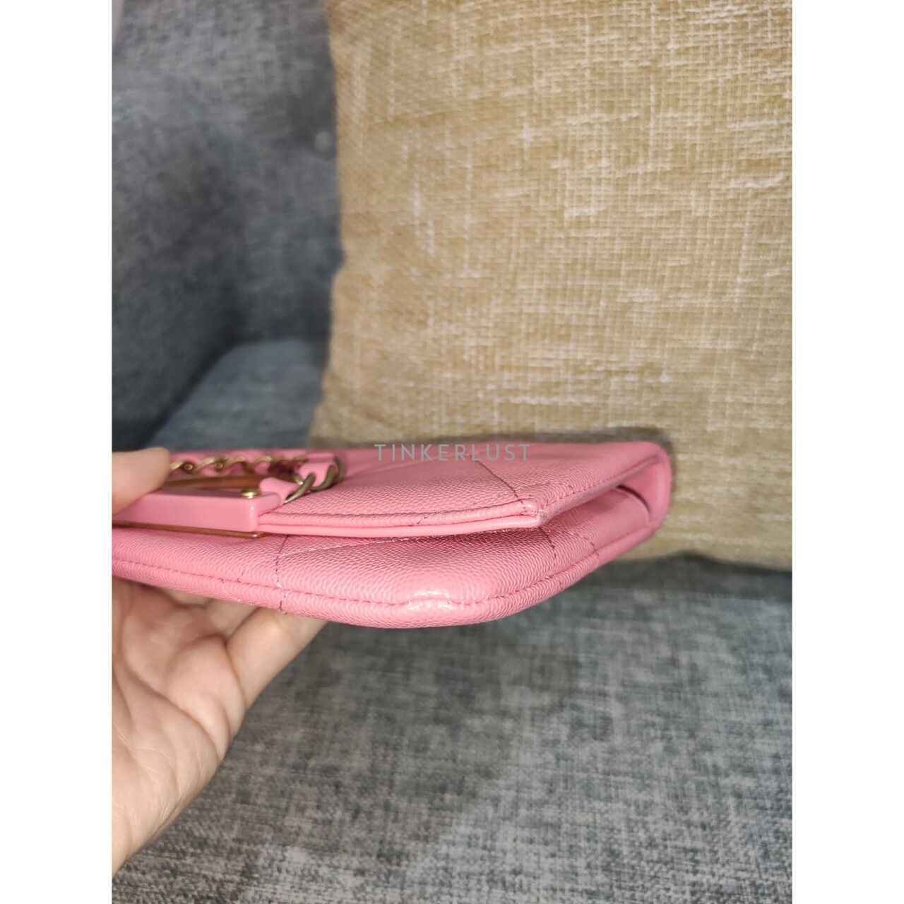 Chanel Pink Caviar GHW #29 Clutch	