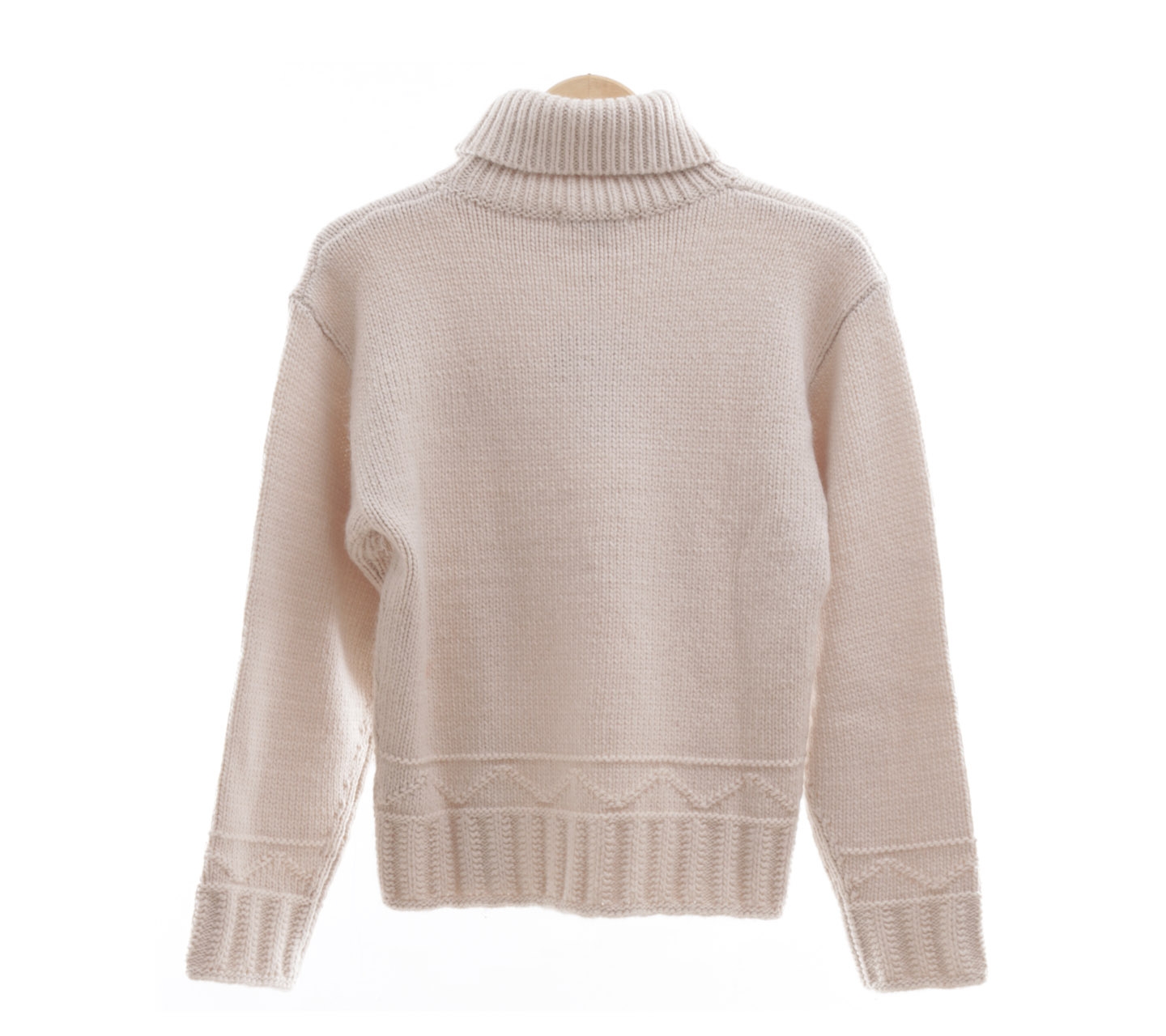 Uniqlo Jwanderson Cream Low Guage Turtle Neck Sweater