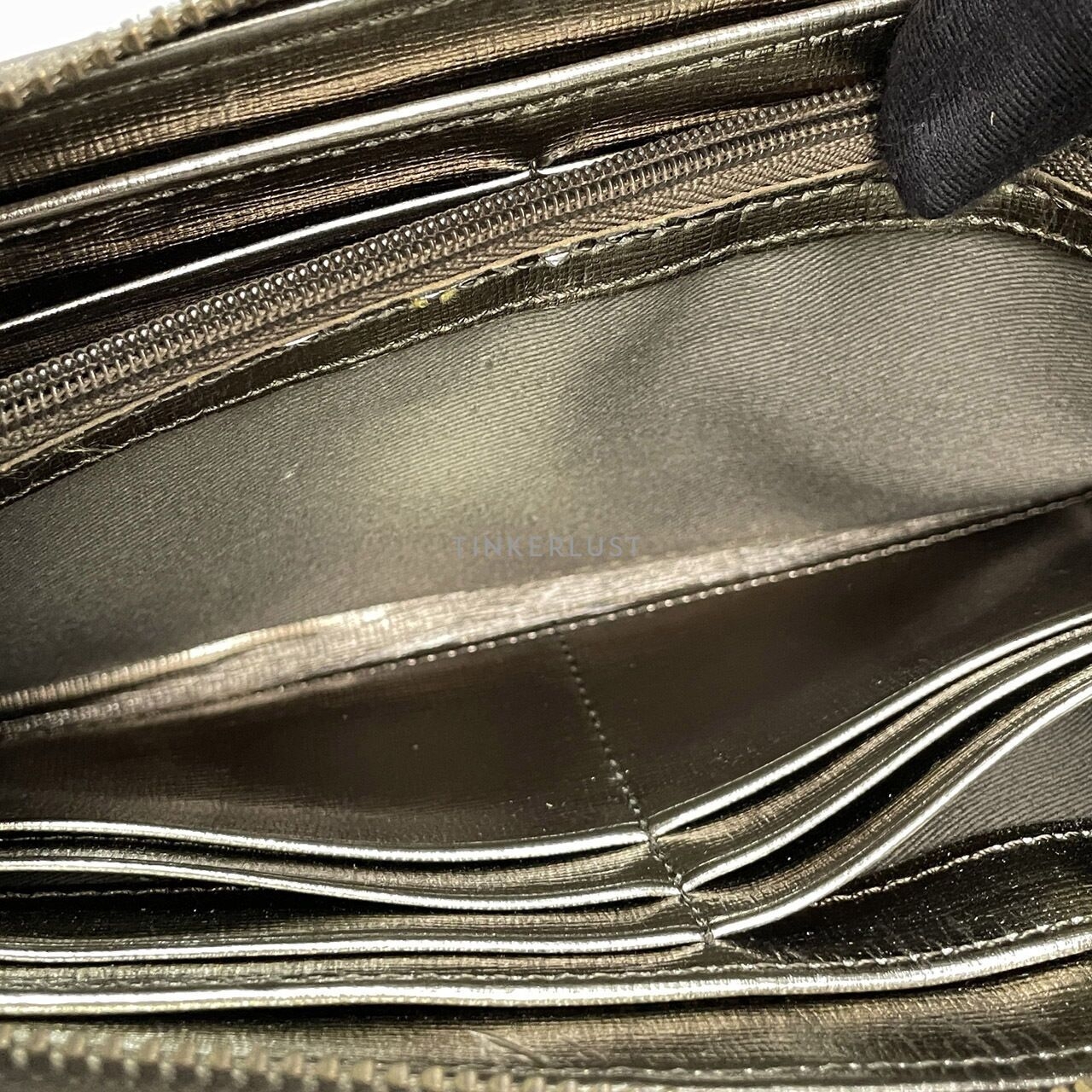 Fossil Dark Olive Long Wallet