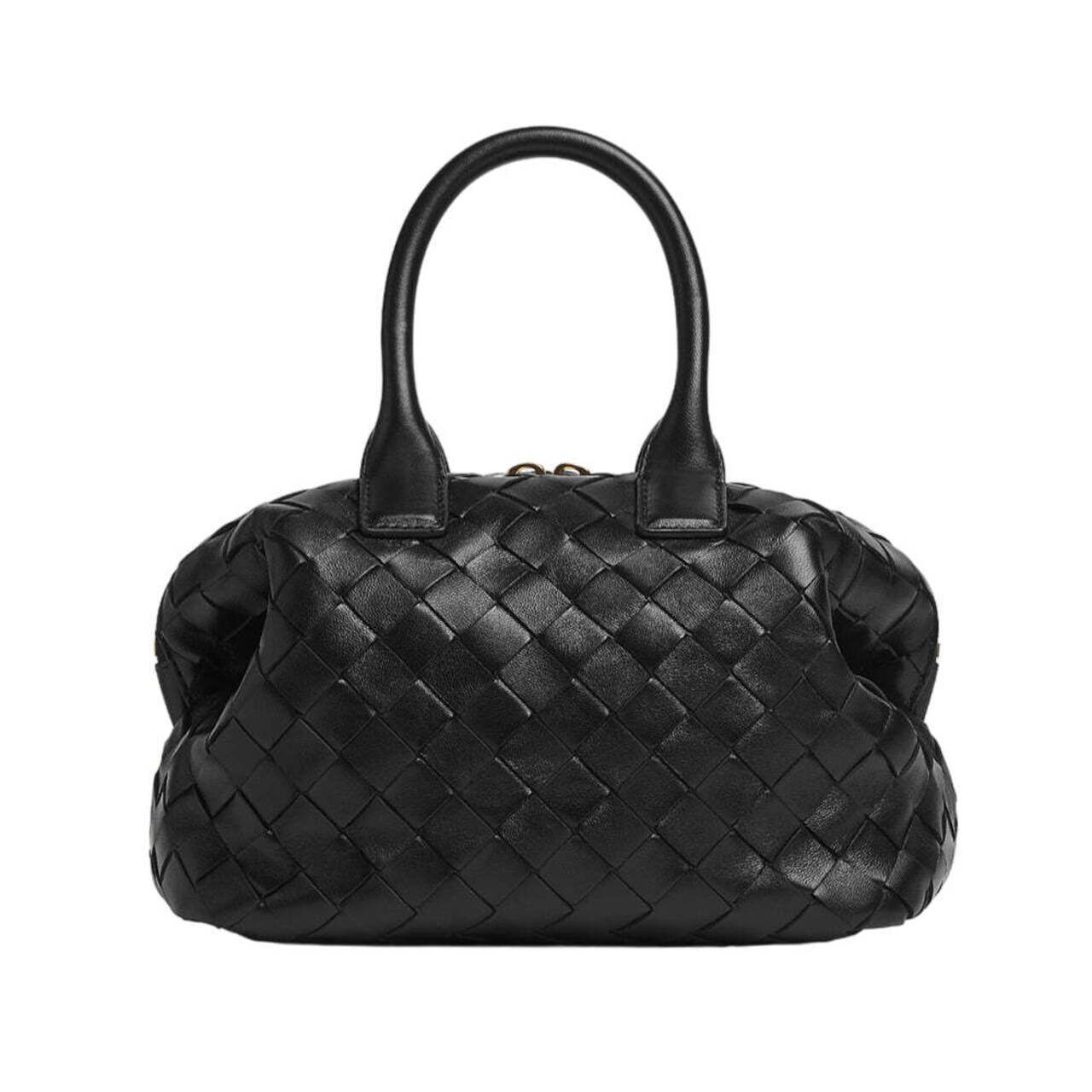 Bottega Veneta Mini Bauletto Handbag Black