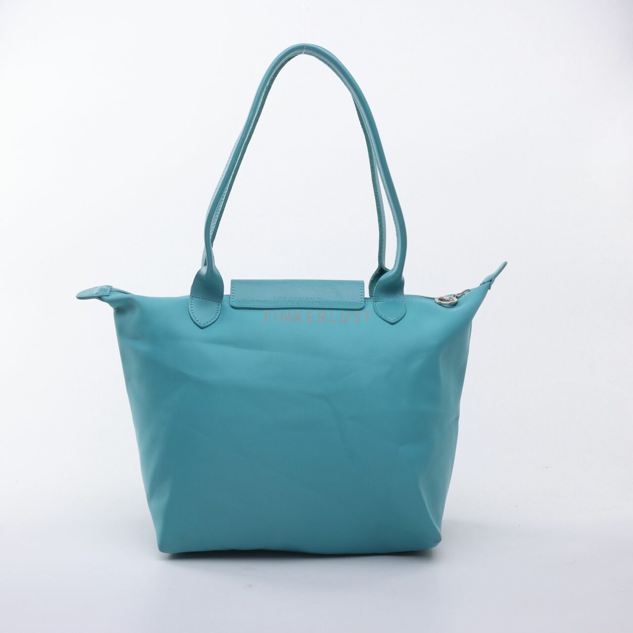 Longchamp Neo Le Pilage Turquoise Tote Bag