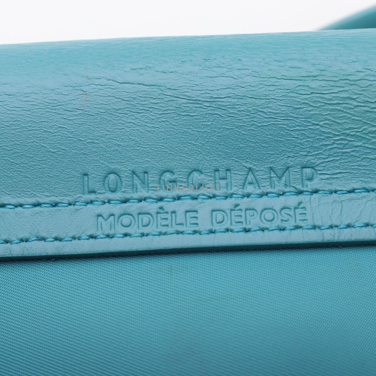 Longchamp Neo Le Pilage Turquoise Tote Bag