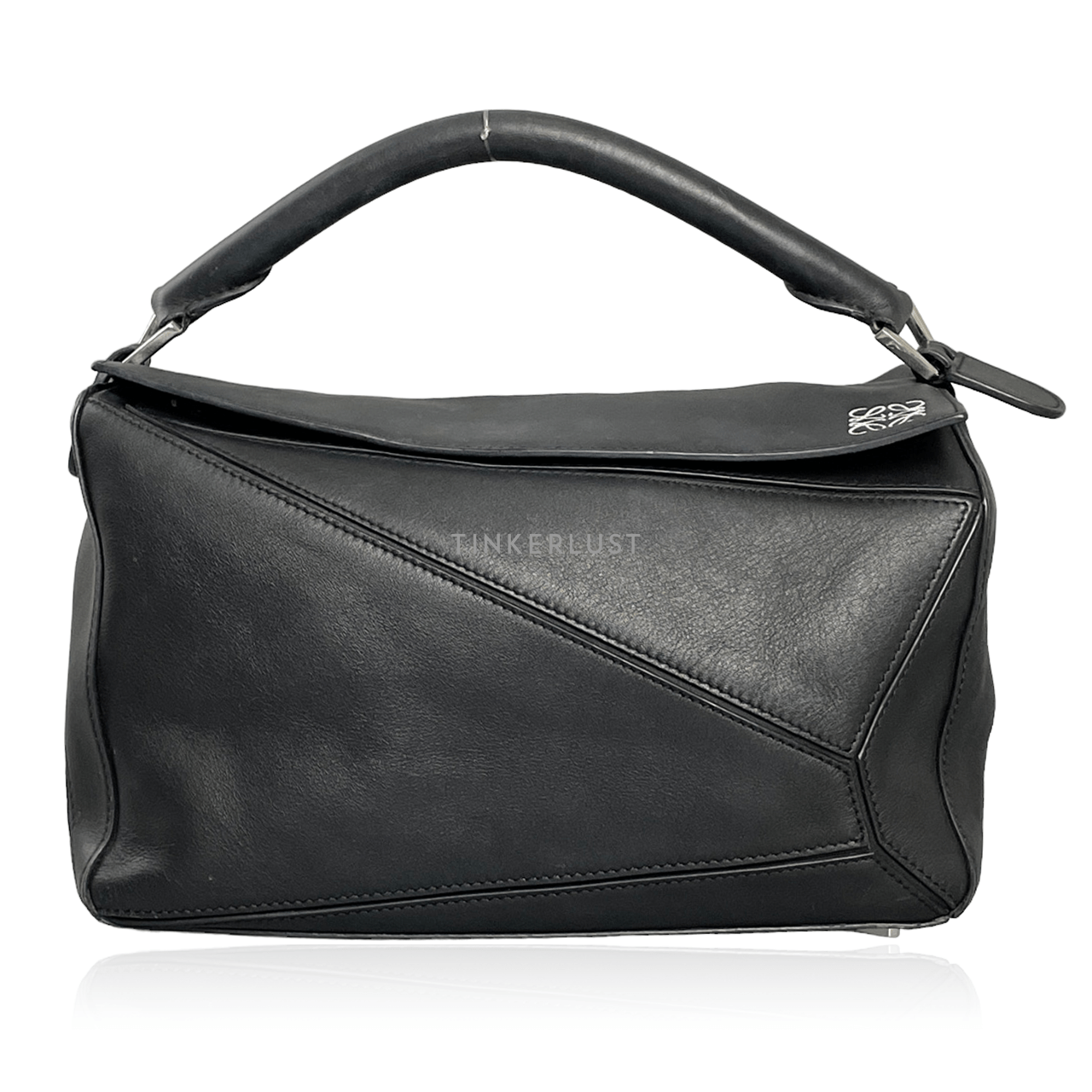  Loewe Puzzle Black Medium Bag