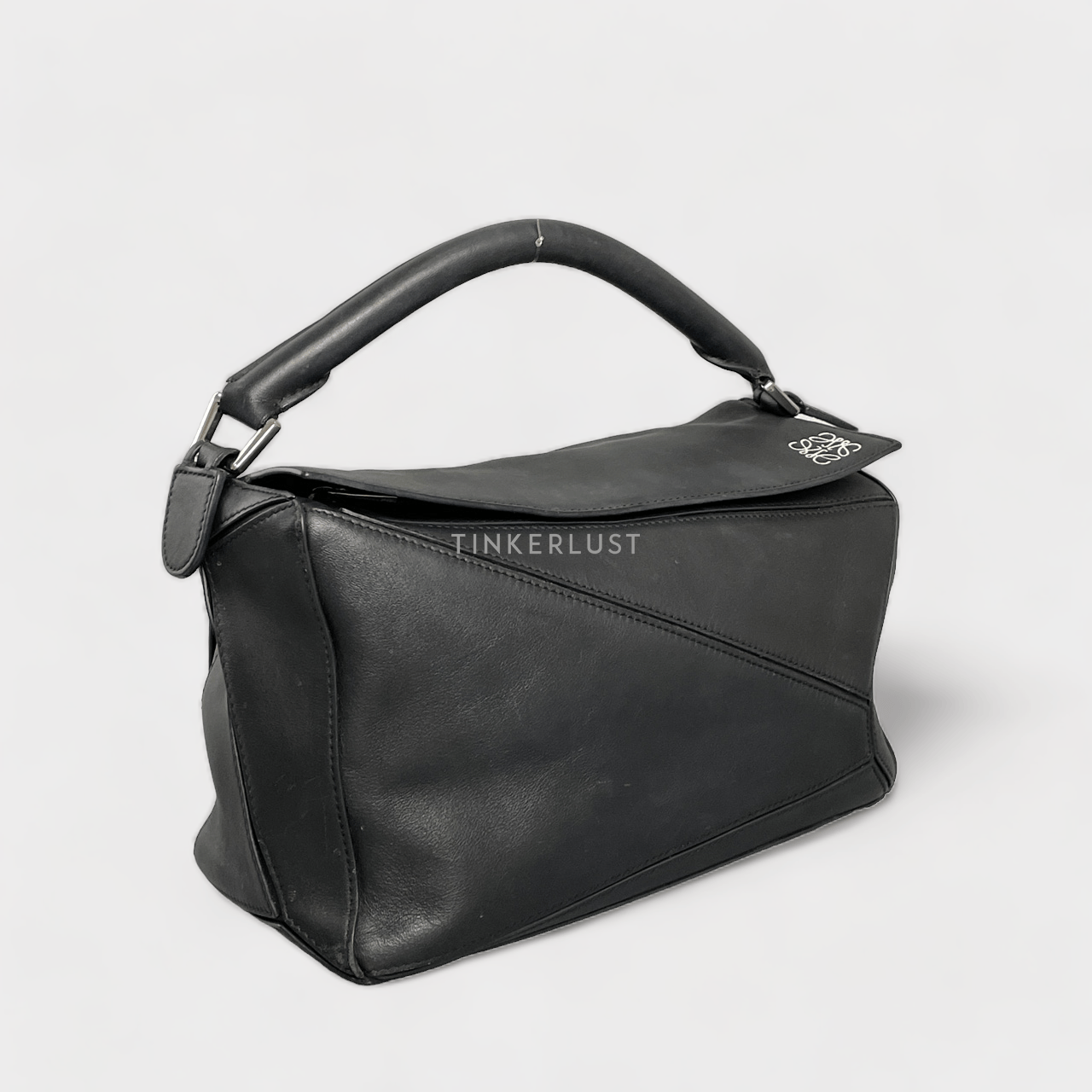  Loewe Puzzle Black Medium Bag