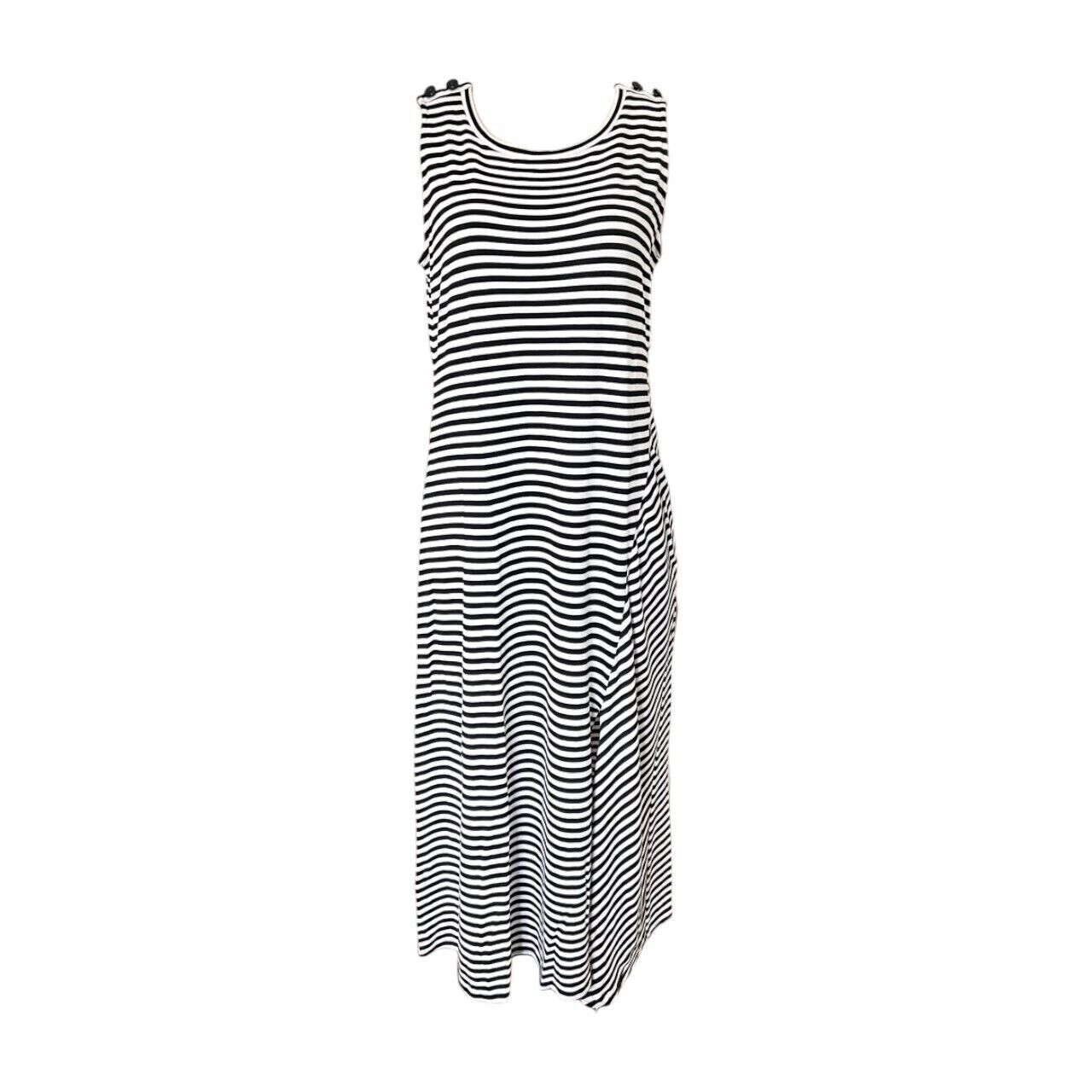 Karl Lagerfeld Black & White Midi Dress