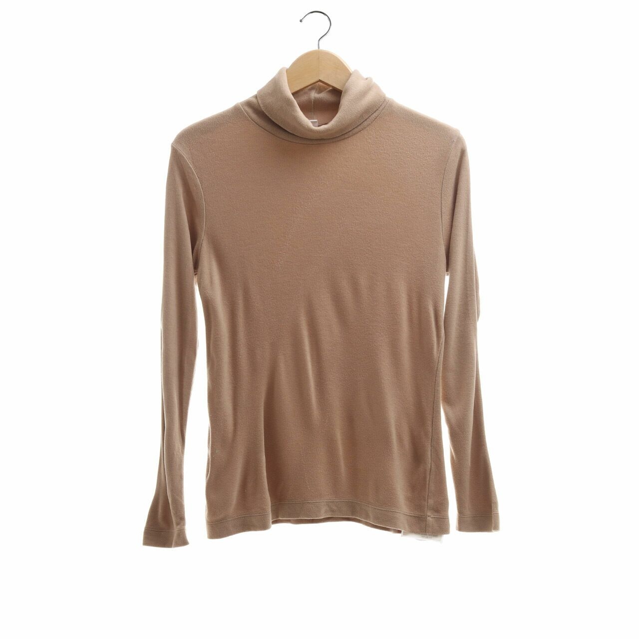 UNIQLO Nude Turttle Neck Blouse