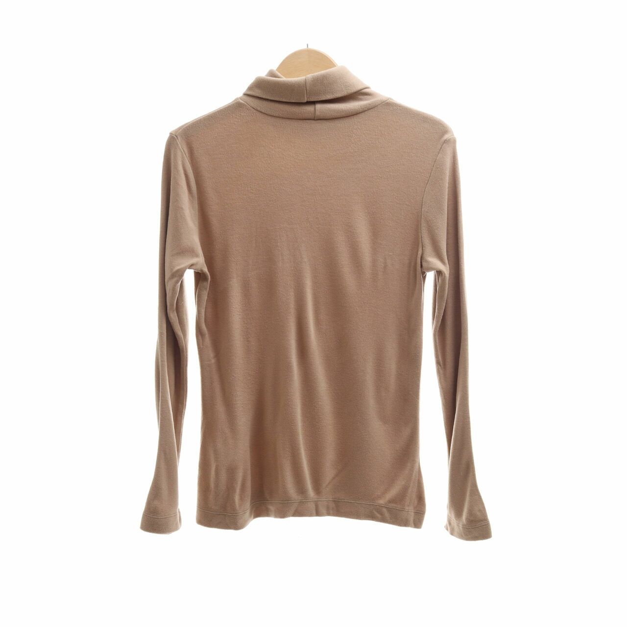 UNIQLO Nude Turttle Neck Blouse