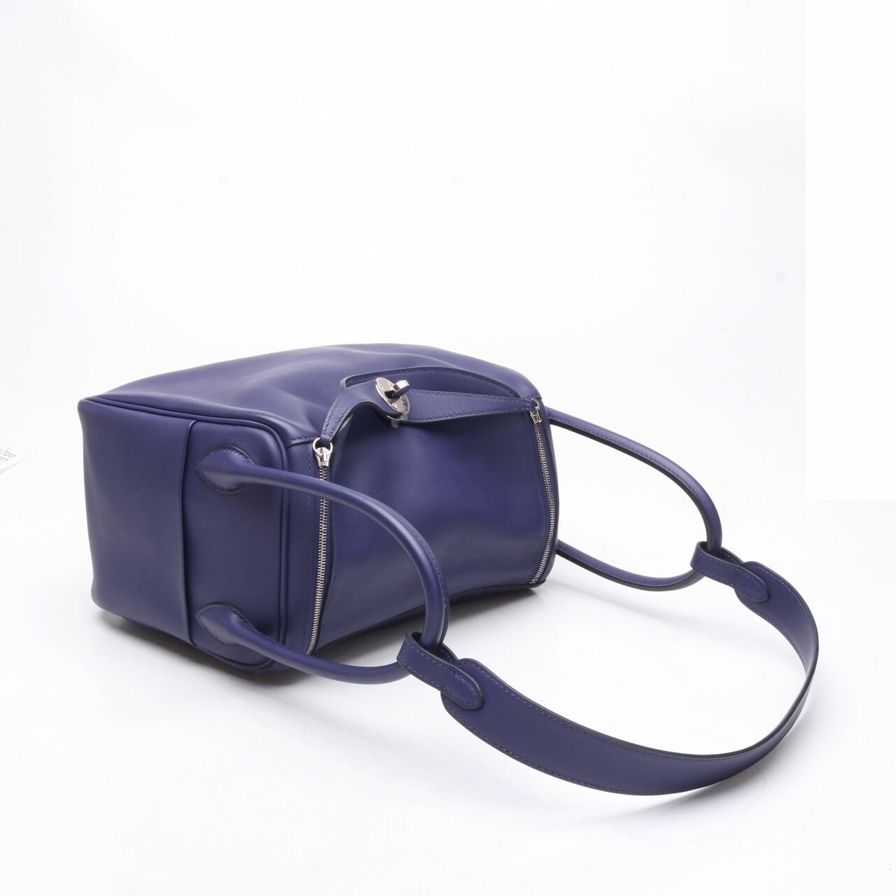 Hermes Lindy 26 Blue Encre Swift PHW #D 