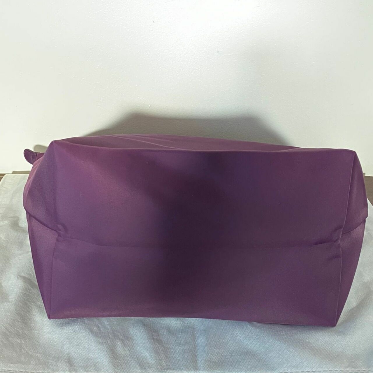 Longchamp Planetes Large Long Handle Purple Tote Bag