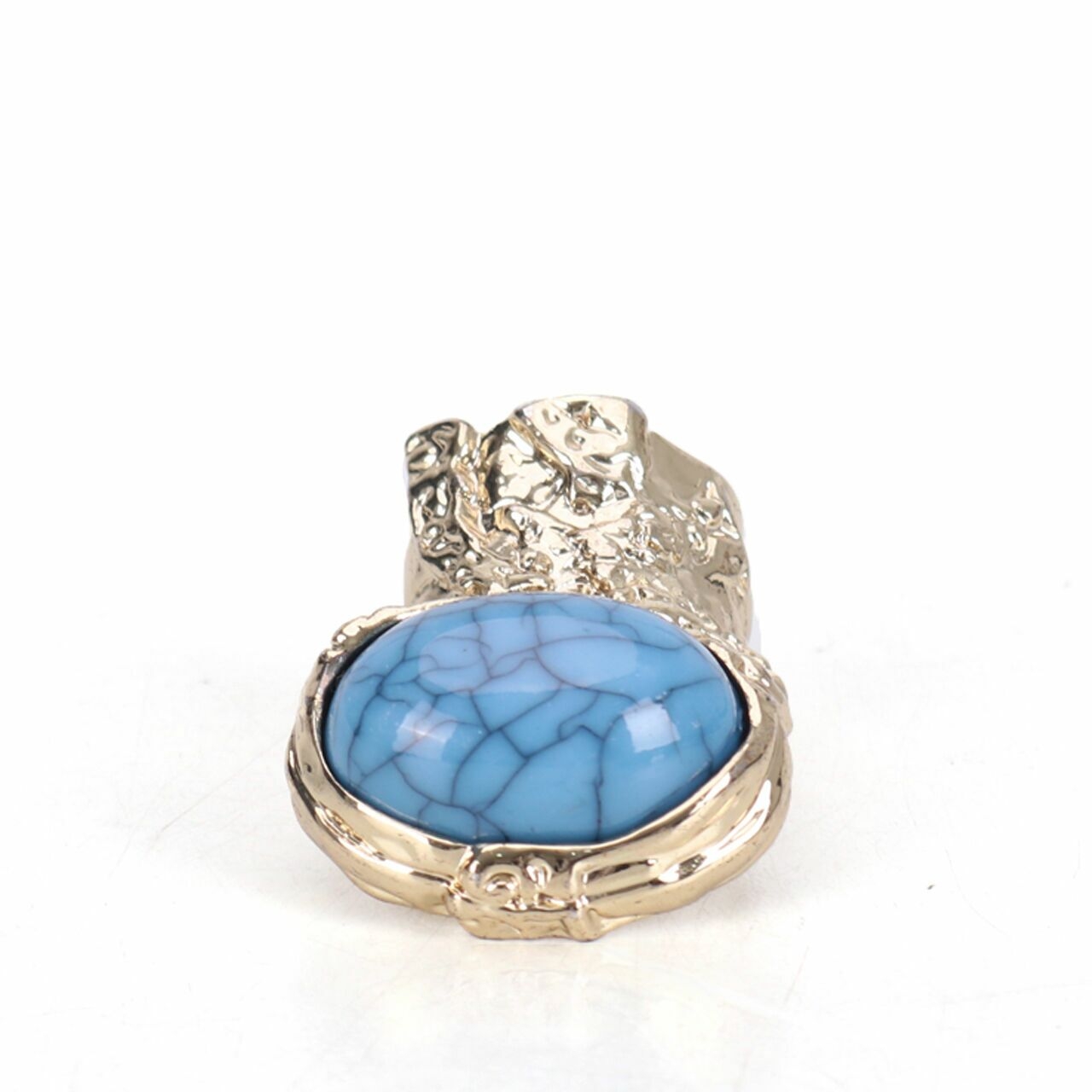 Yves Saint Laurent Arty Oval Ring in Turquoise Jewellery