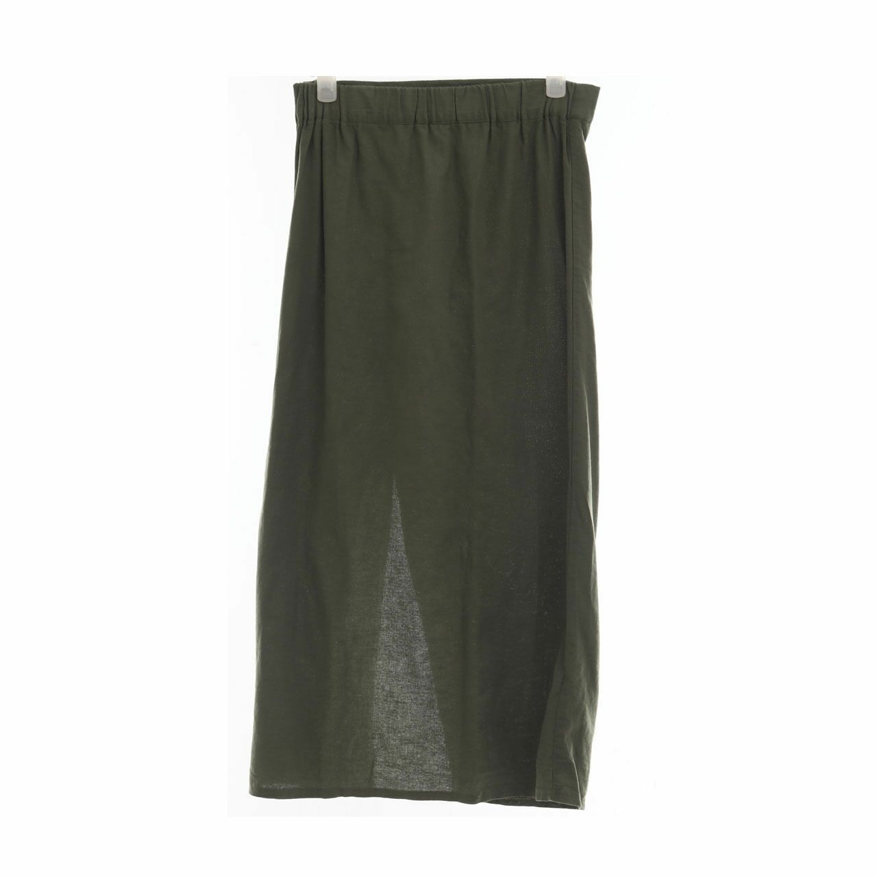 Popoluca The Label Green Midi Skirt