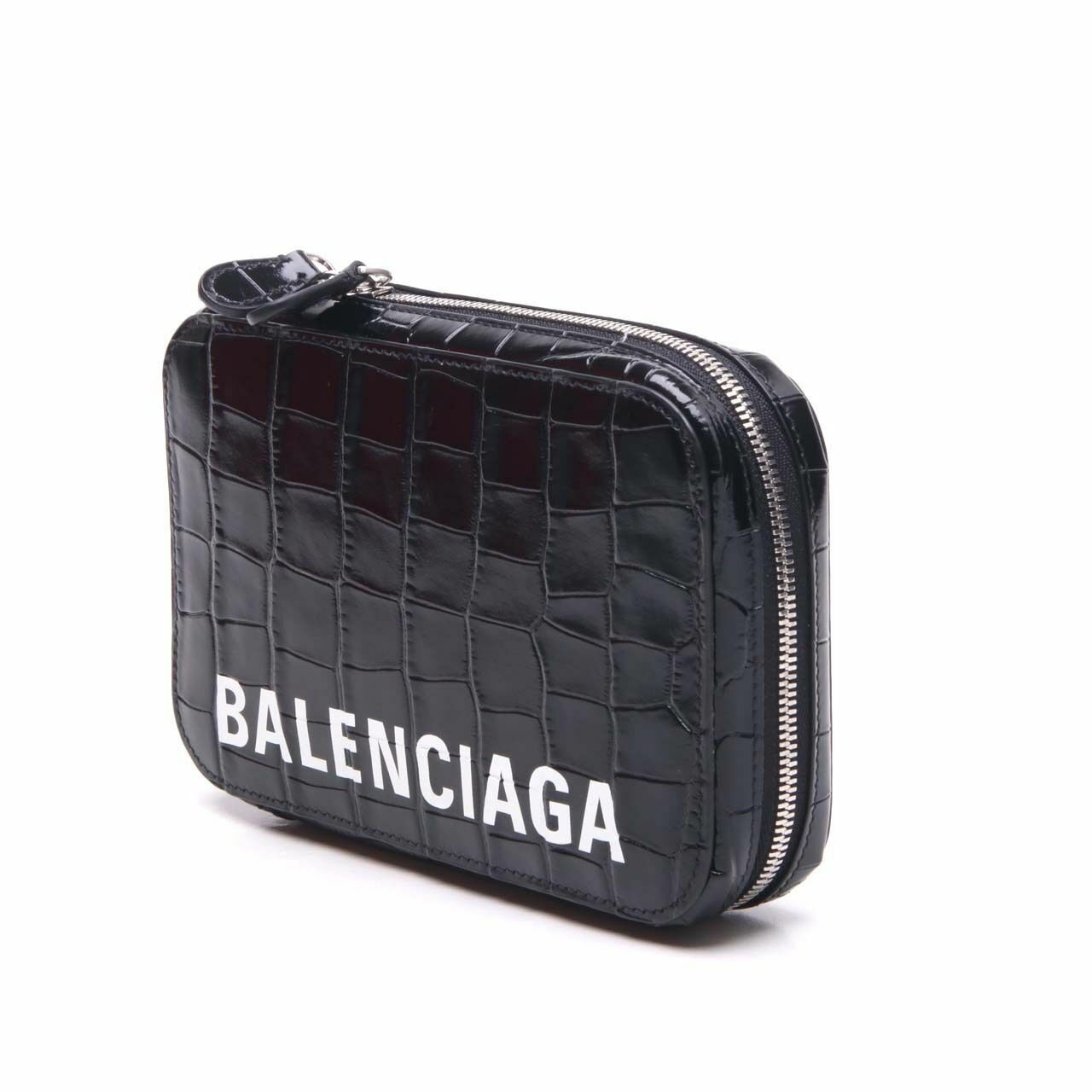 Balenciaga Croco Phone Holder Crossbody Bag