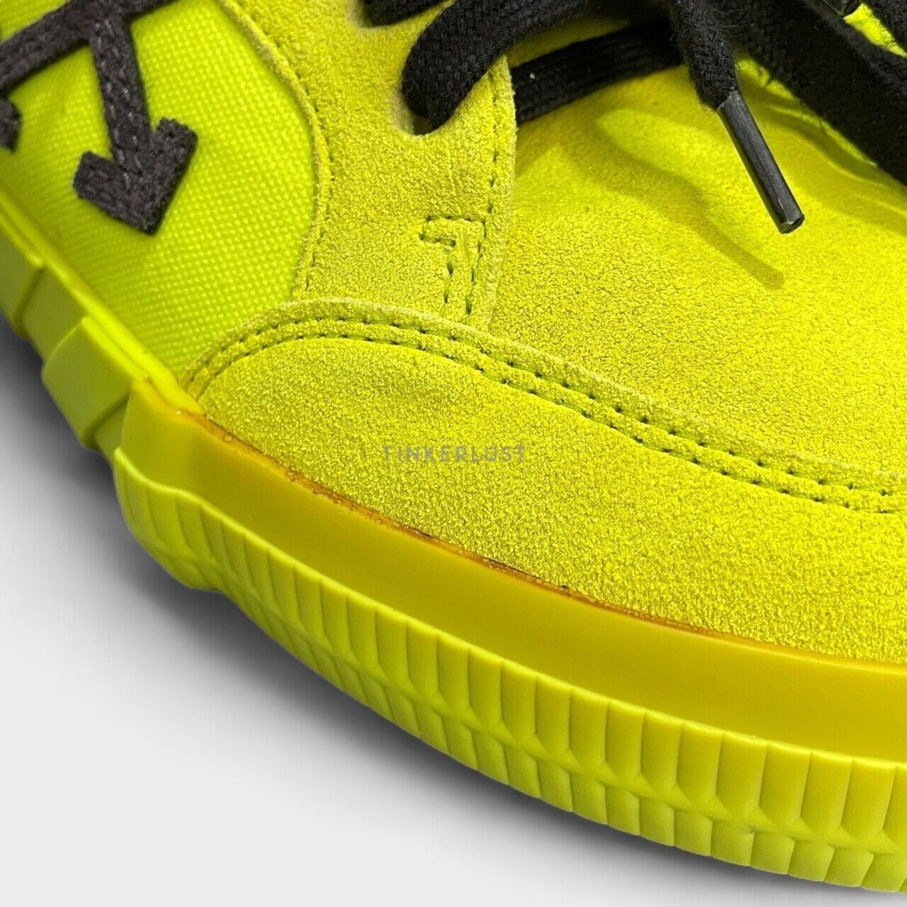 Off White Vulcanized Fluo Yellow Low Sneakers