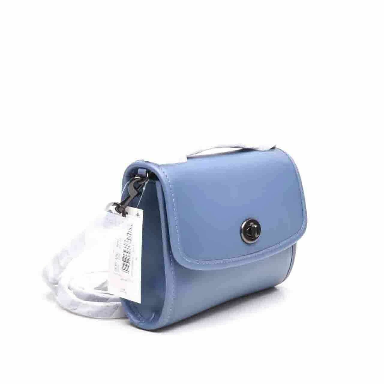 Coach C3486 Kip Turnlock Crossbody Washed Chambray