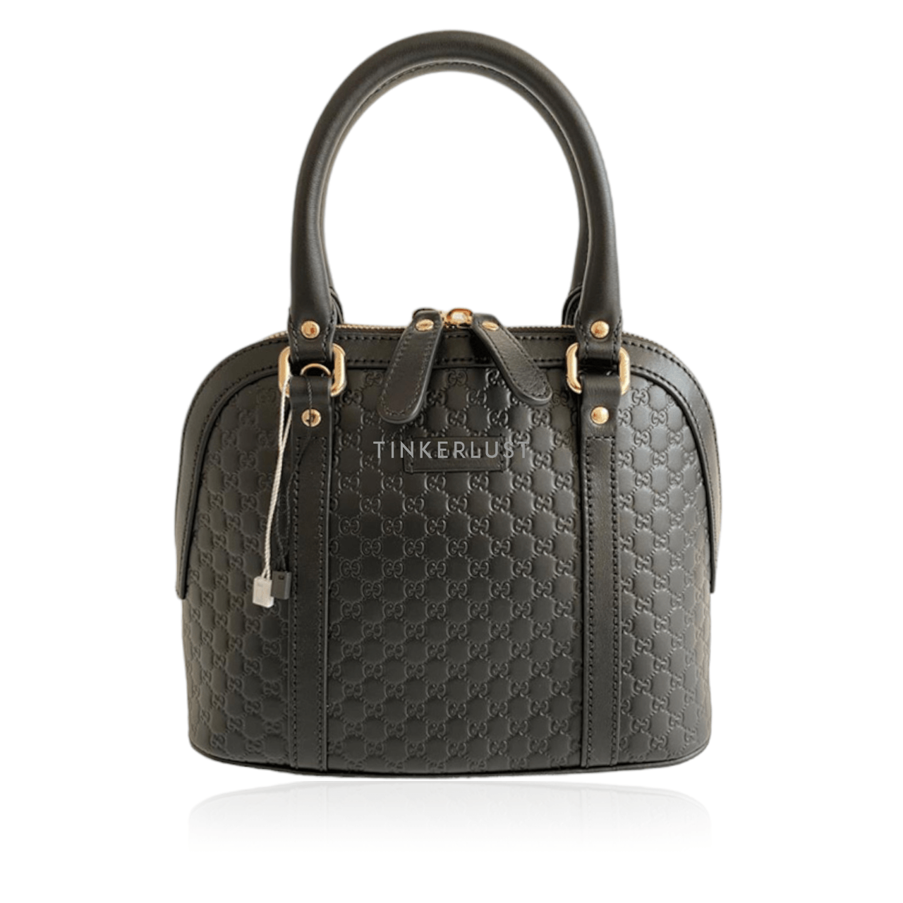 Gucci Guccissima Small Dome Black Satchel