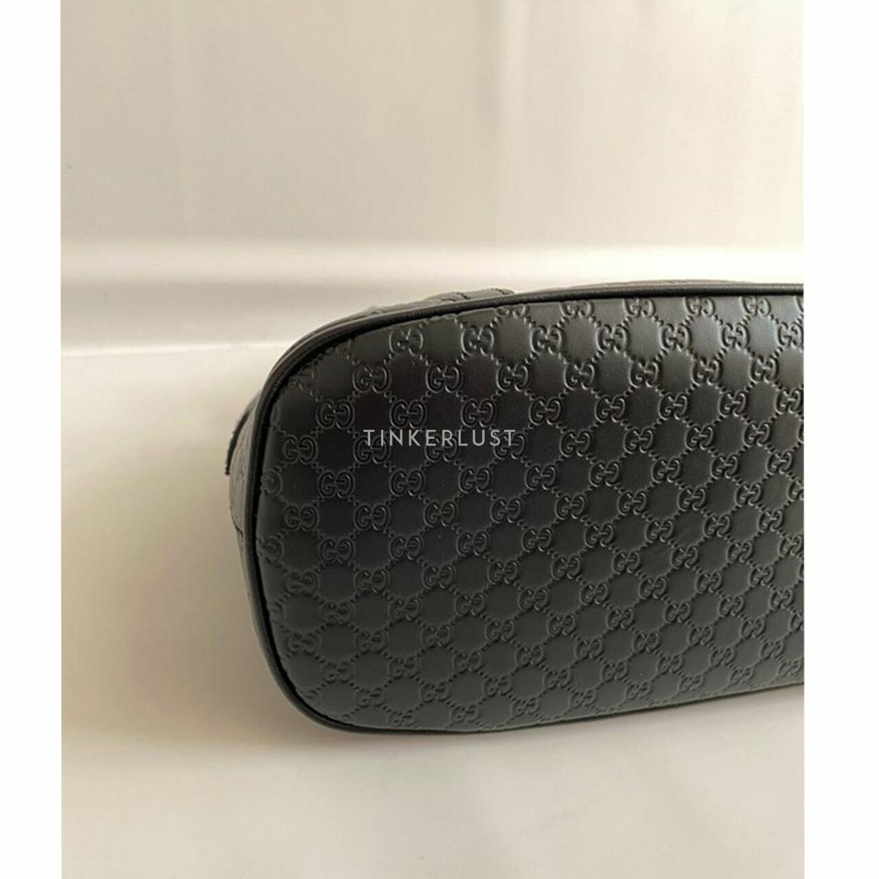 Gucci Guccissima Small Dome Black Satchel