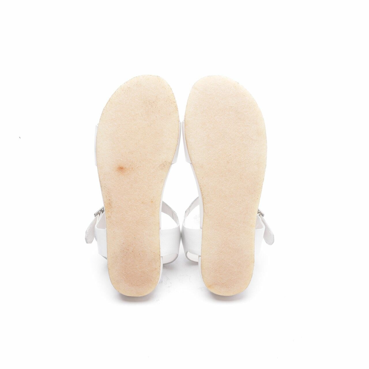 Clarks White Sandals