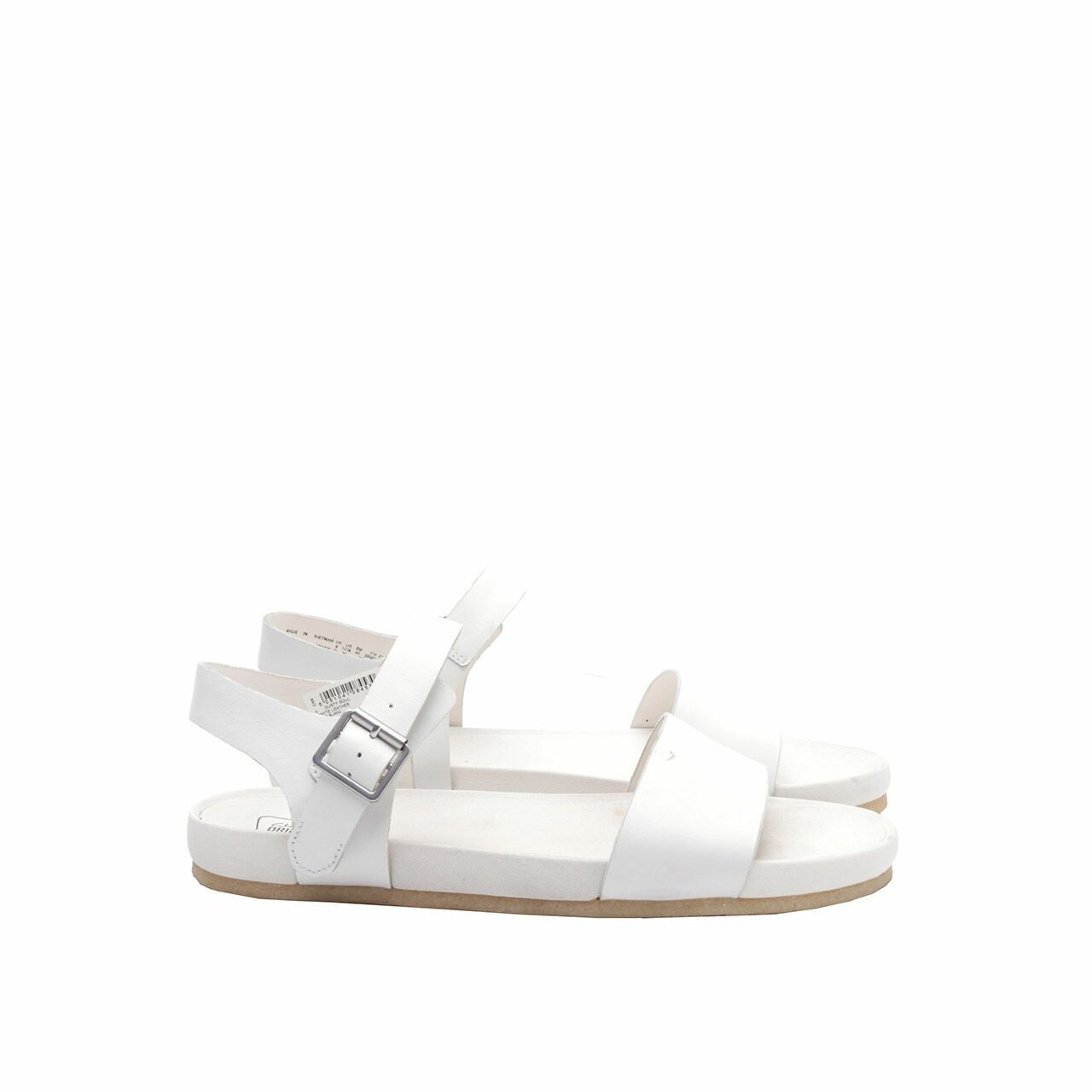 Clarks White Sandals