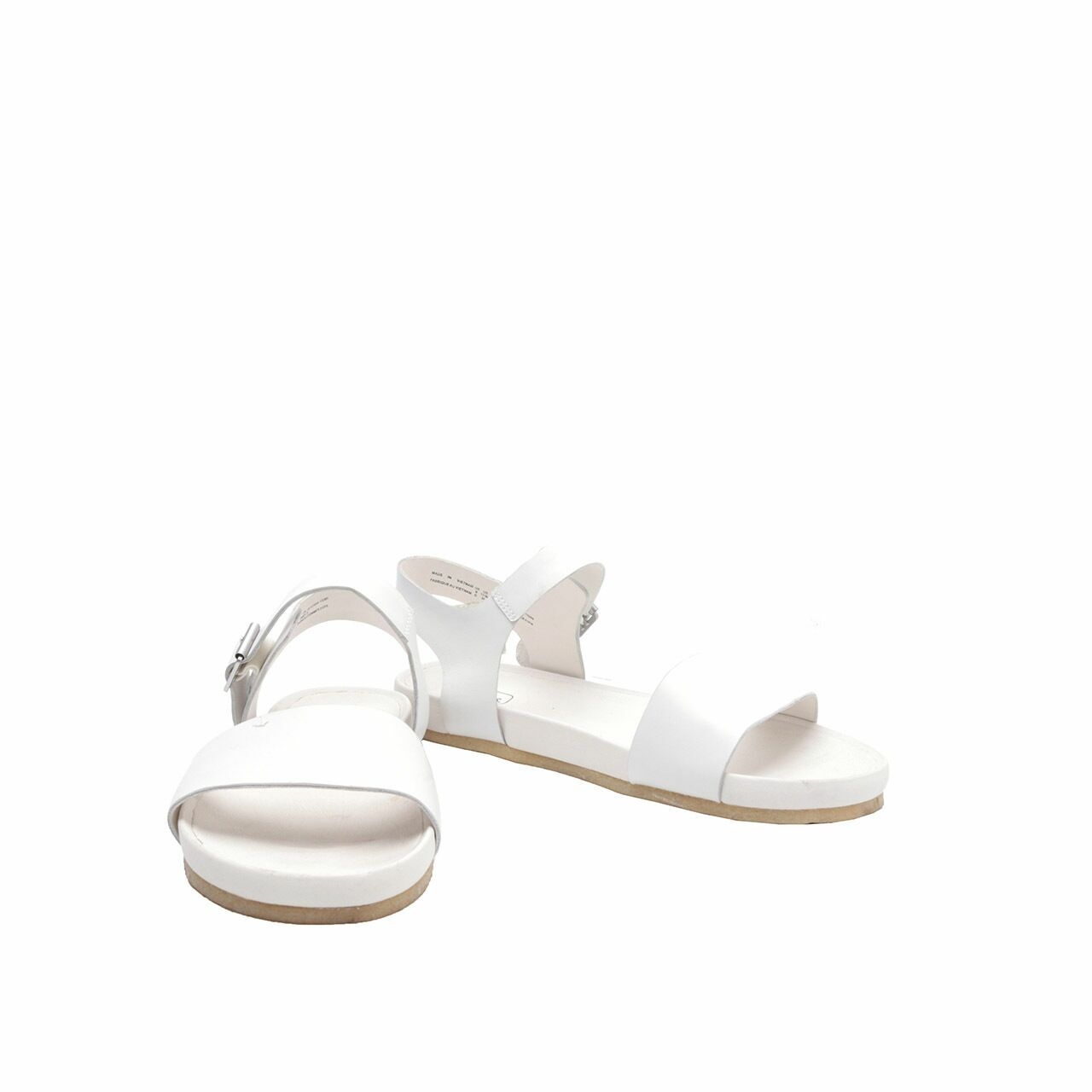 Clarks White Sandals