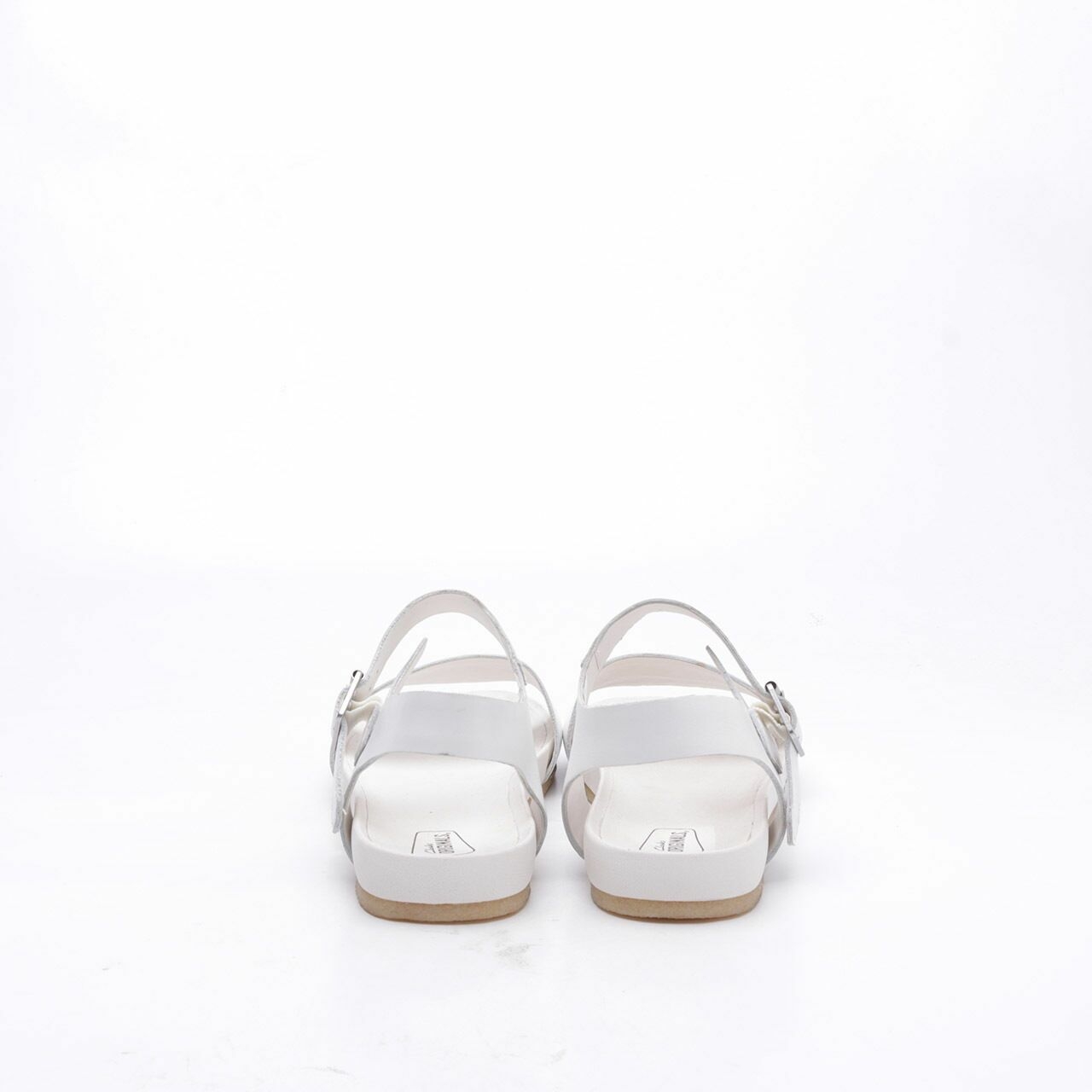 Clarks White Sandals