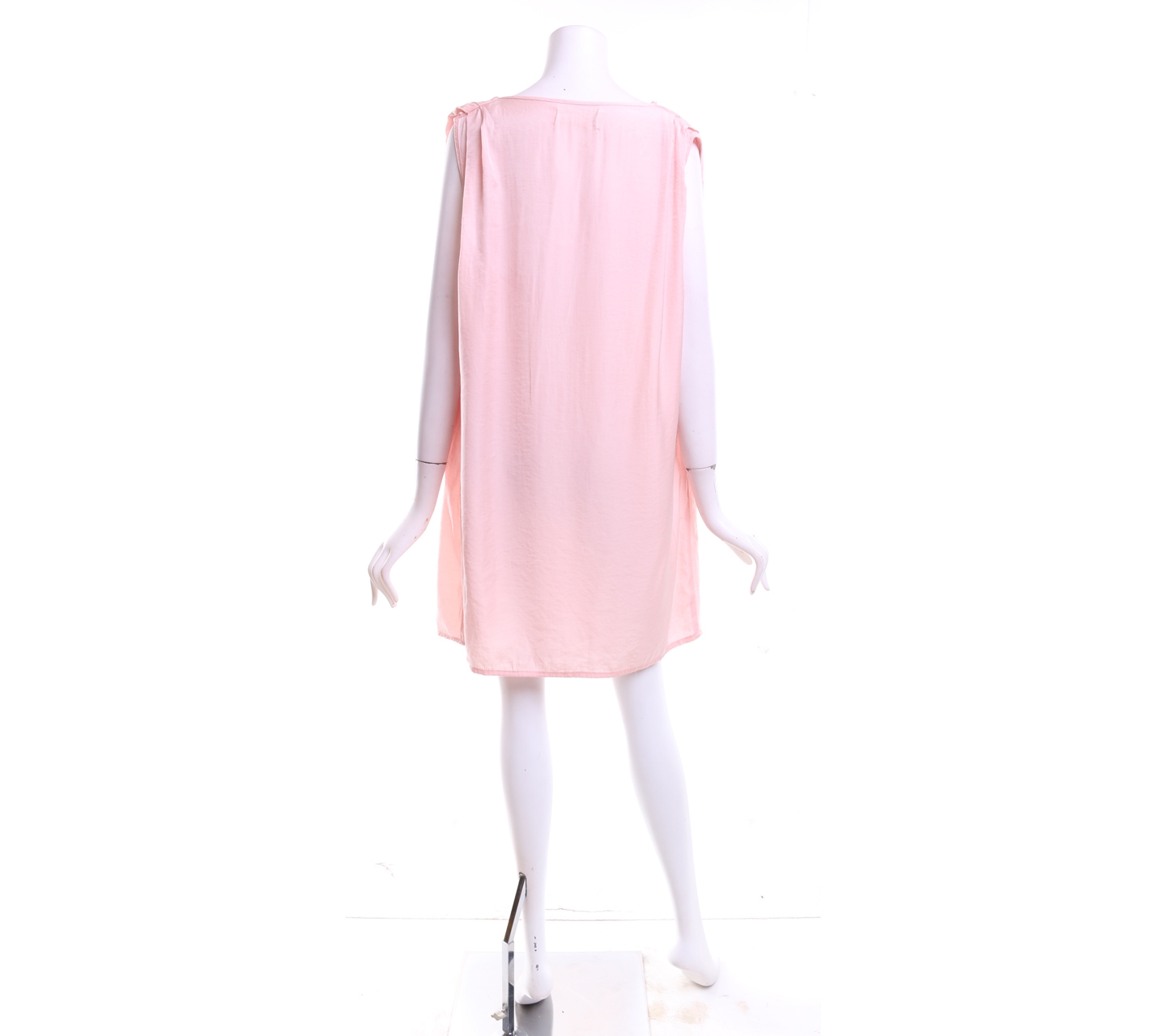 (X)SML Pink Cowl Mini Dress