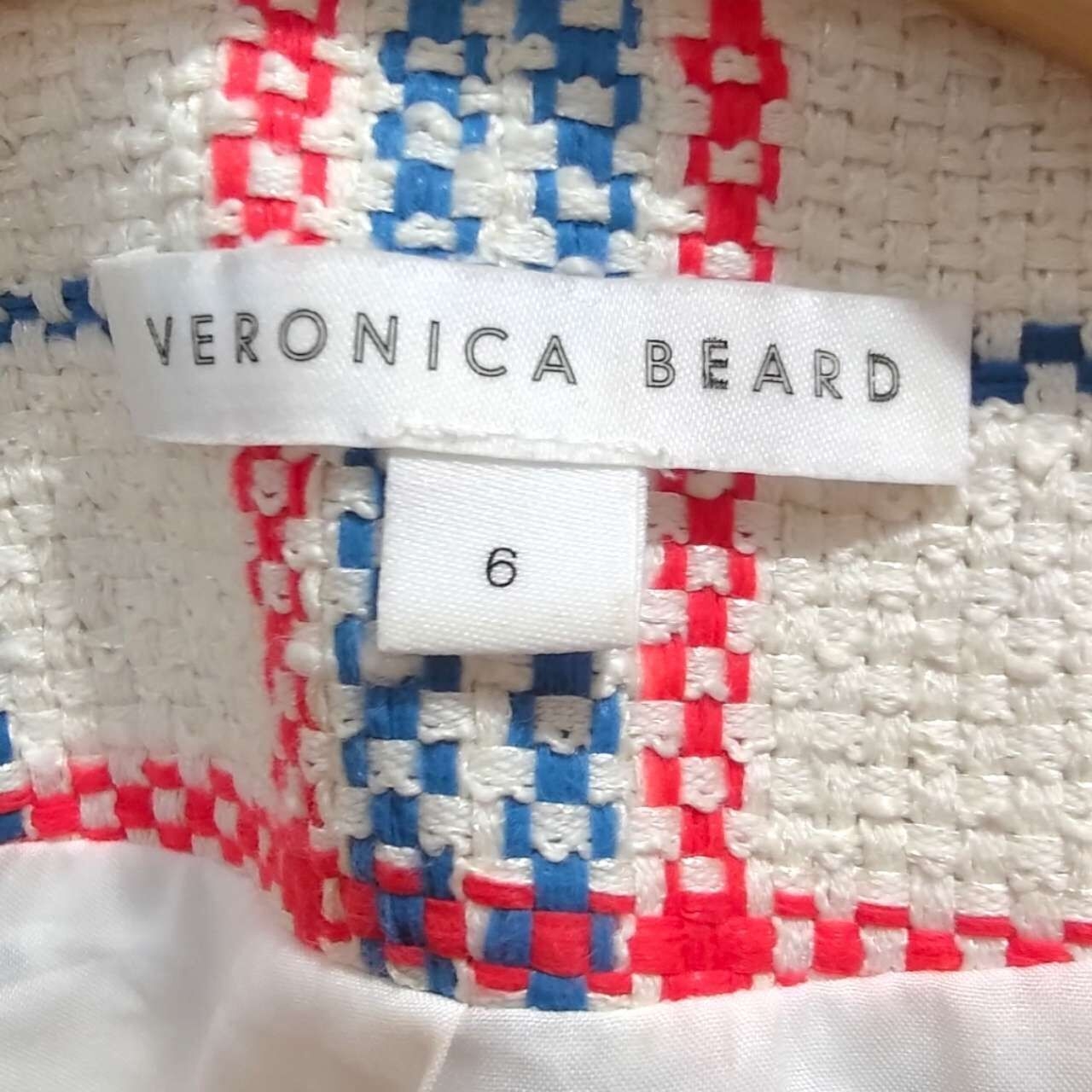 Veronica Beard Red & White Jaket