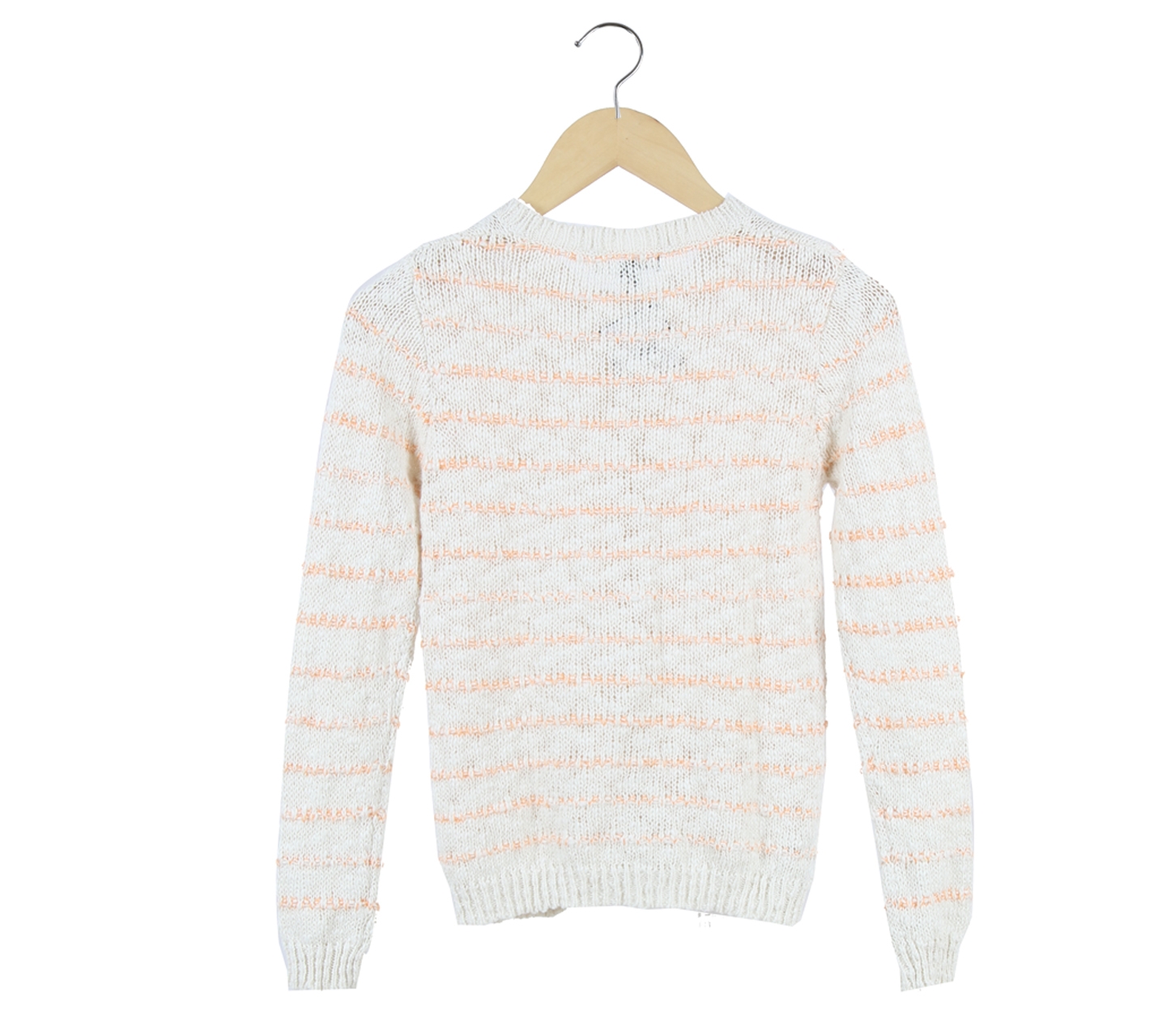 Mango Off White Knit Cardigan