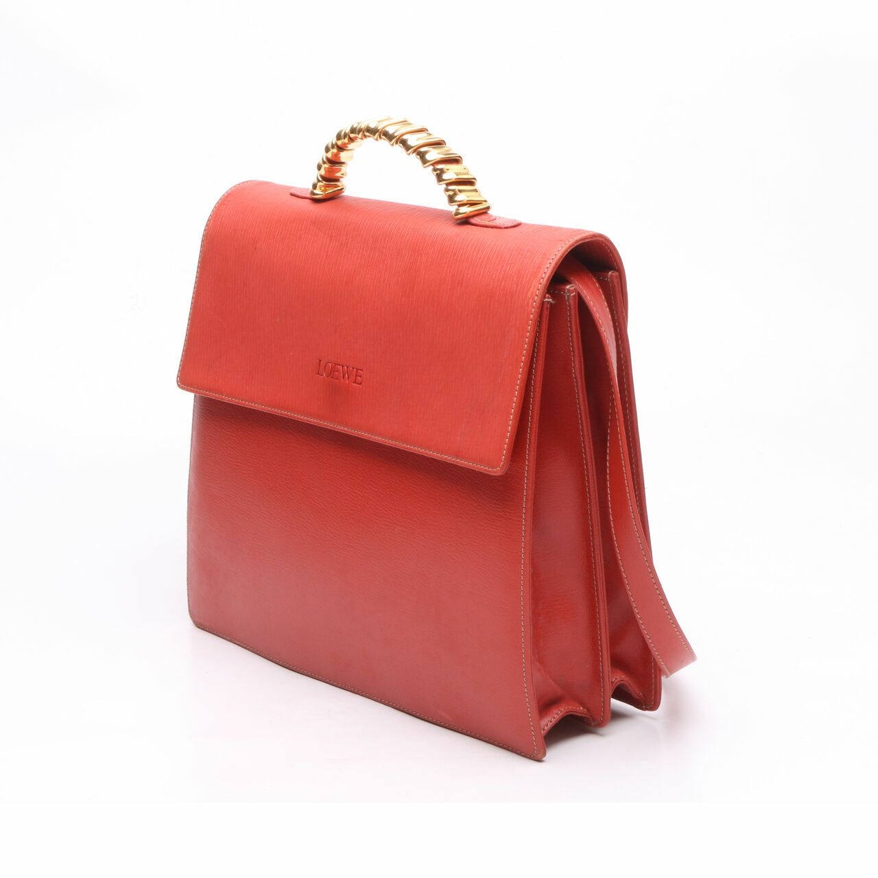 Loewe Red Satchel Bag