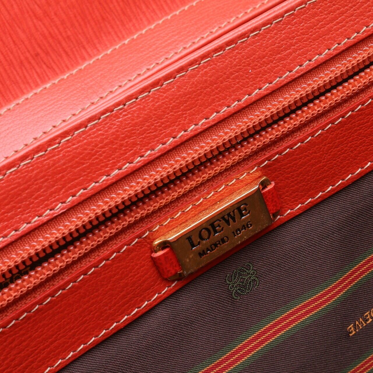 Loewe Red Satchel Bag