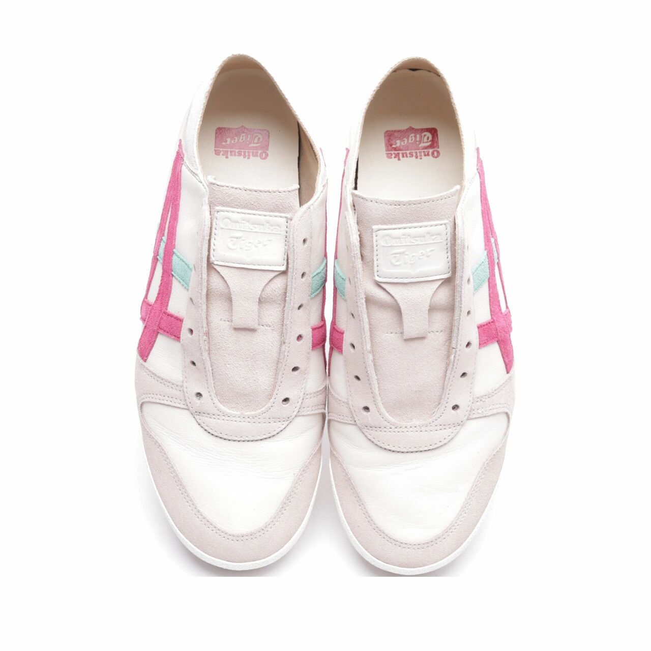 Onitsuka Tiger Cream Hiina Slip on BIrch/Pitaya Sneakers