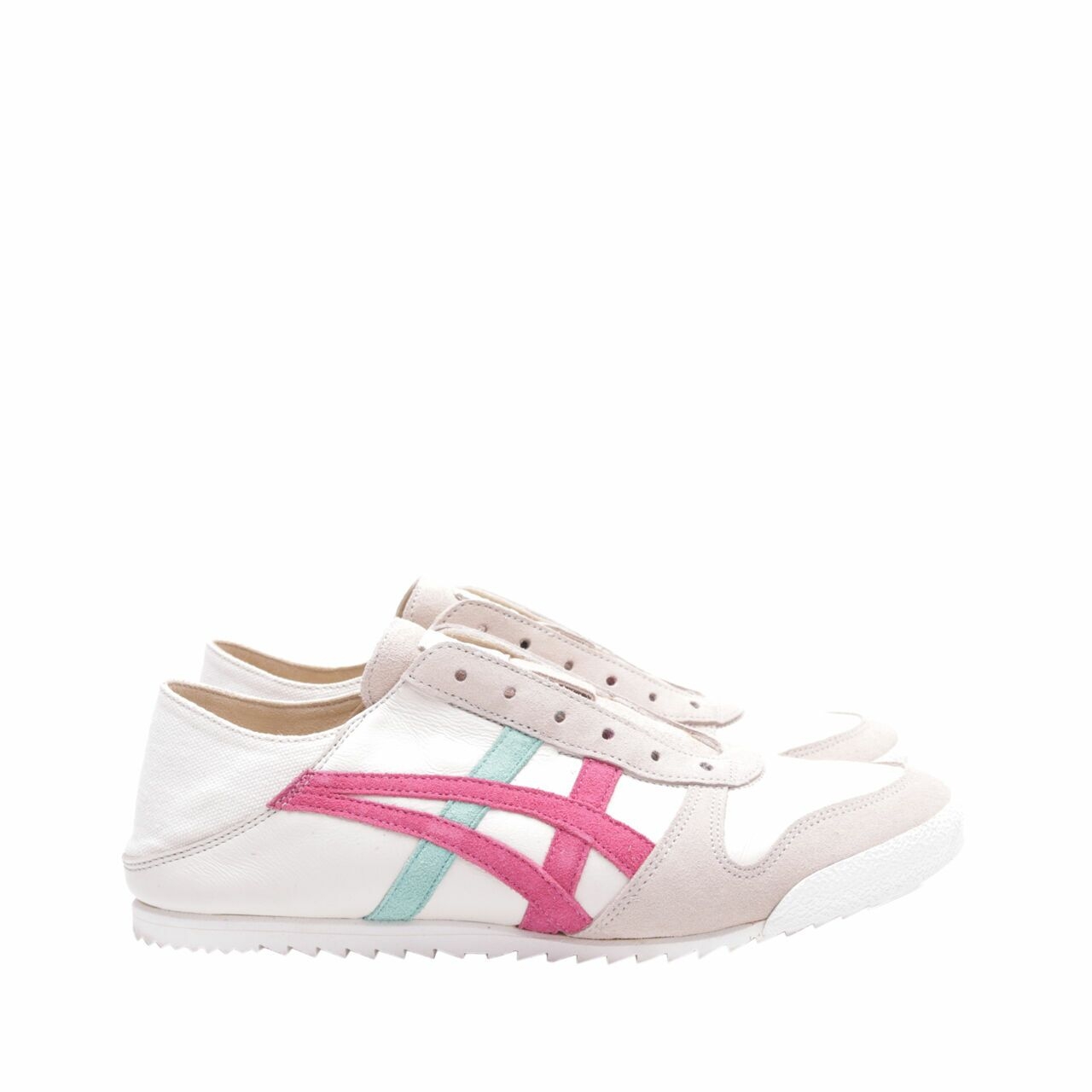 Onitsuka Tiger Cream Hiina Slip on BIrch/Pitaya Sneakers