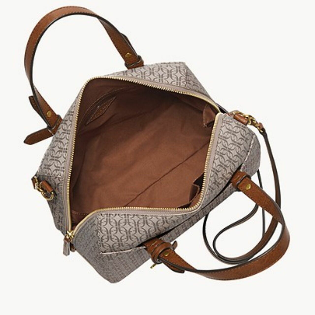 Fossil Zb7314939 Rachel Satchel Taupe / Tan