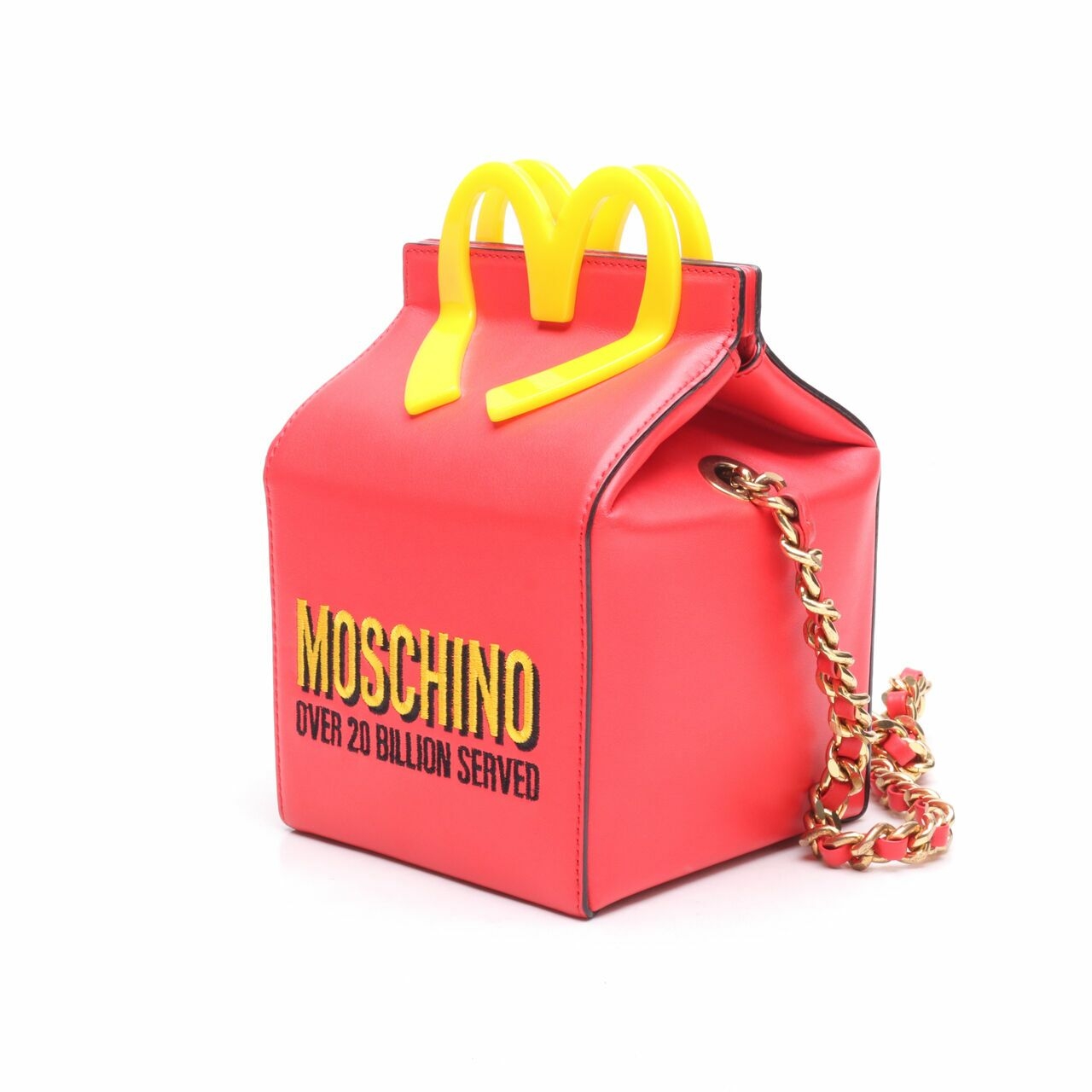 Moschino Jeremy Scott Happy Meal McDonalds Red Sling Bag