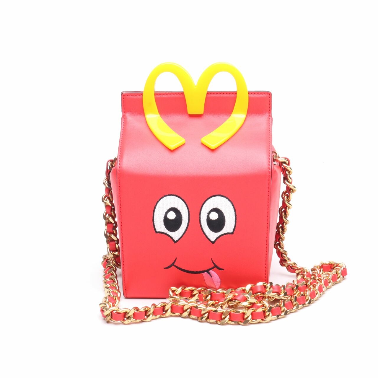 Moschino Jeremy Scott Happy Meal McDonalds Red Sling Bag