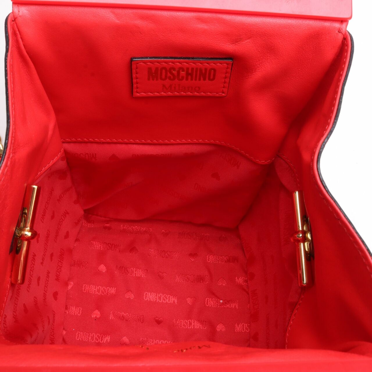 Moschino Jeremy Scott Happy Meal McDonalds Red Sling Bag